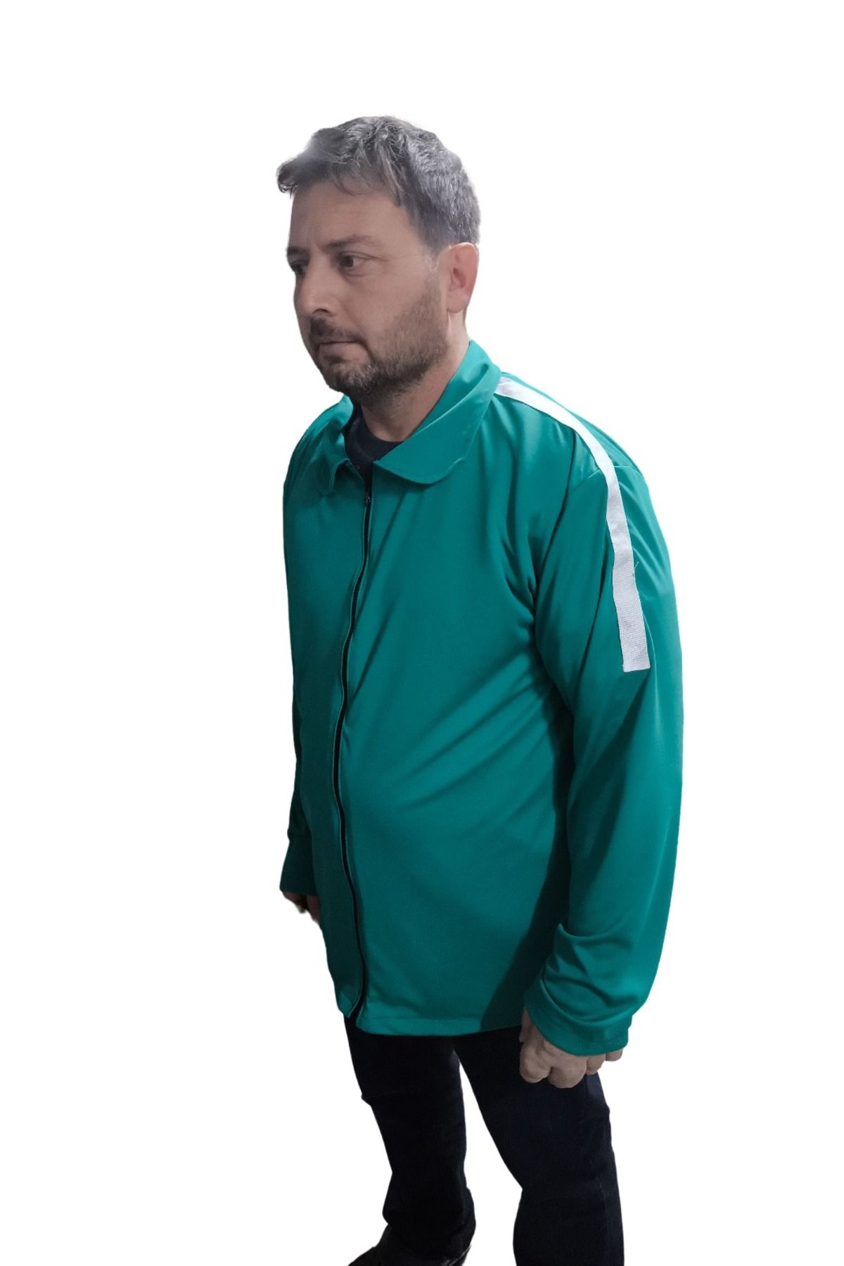 DilekKostüm-Squid Game Costume Player Tracksuit Jacket Sweatpants Top 2