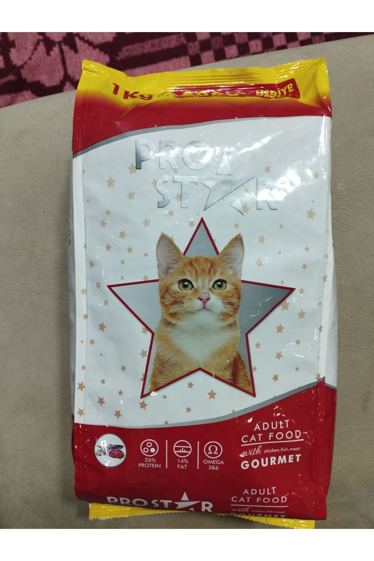 HERMOS KEDİ KURU MAMA 1200 X 2 PK 2400 GR GURME Pro Star