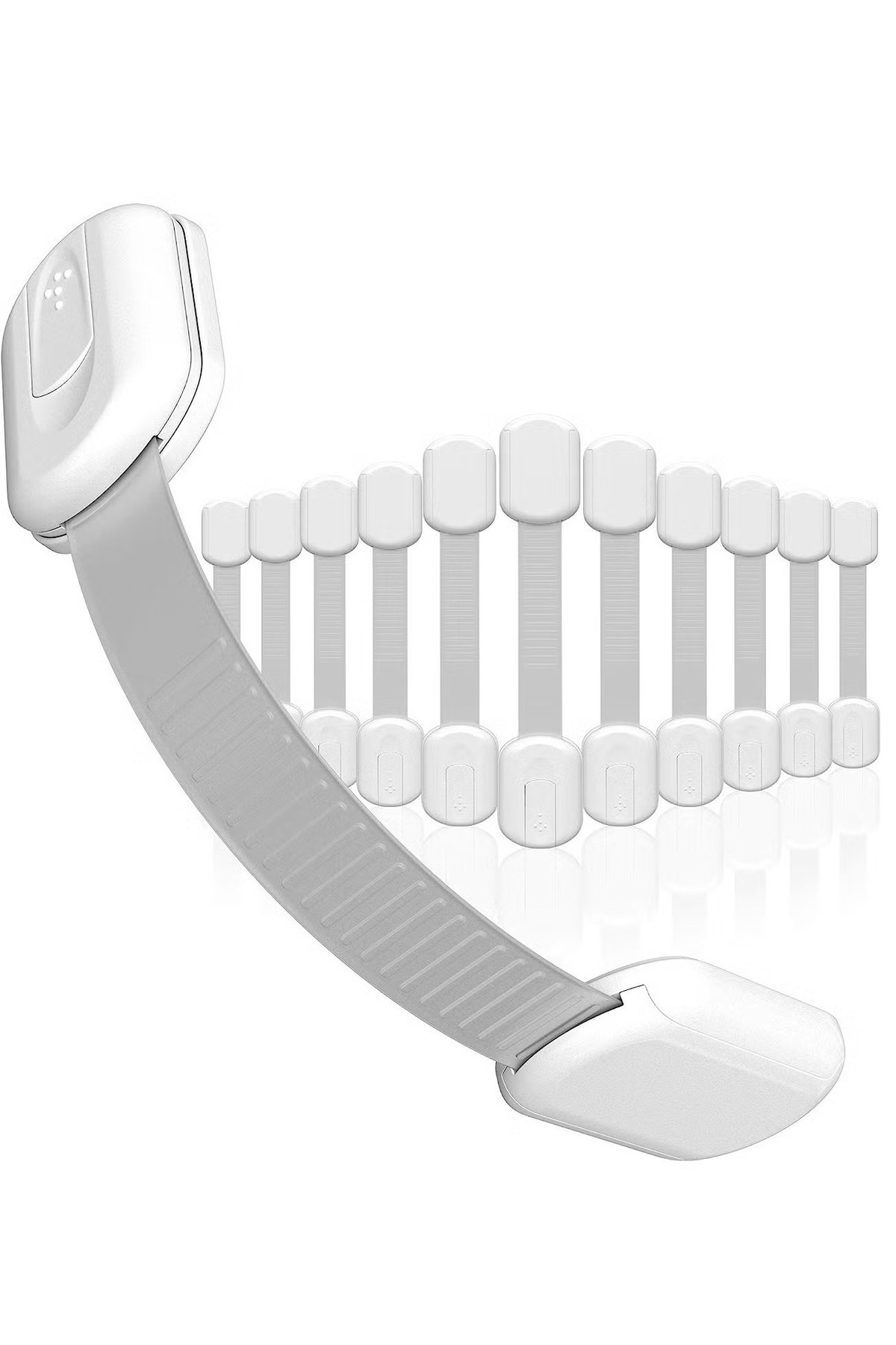 Primo Plus-6 قطع قفل أمان للأطفال متعدد الوظائف قابل للتعديل بزر مزدوج 3