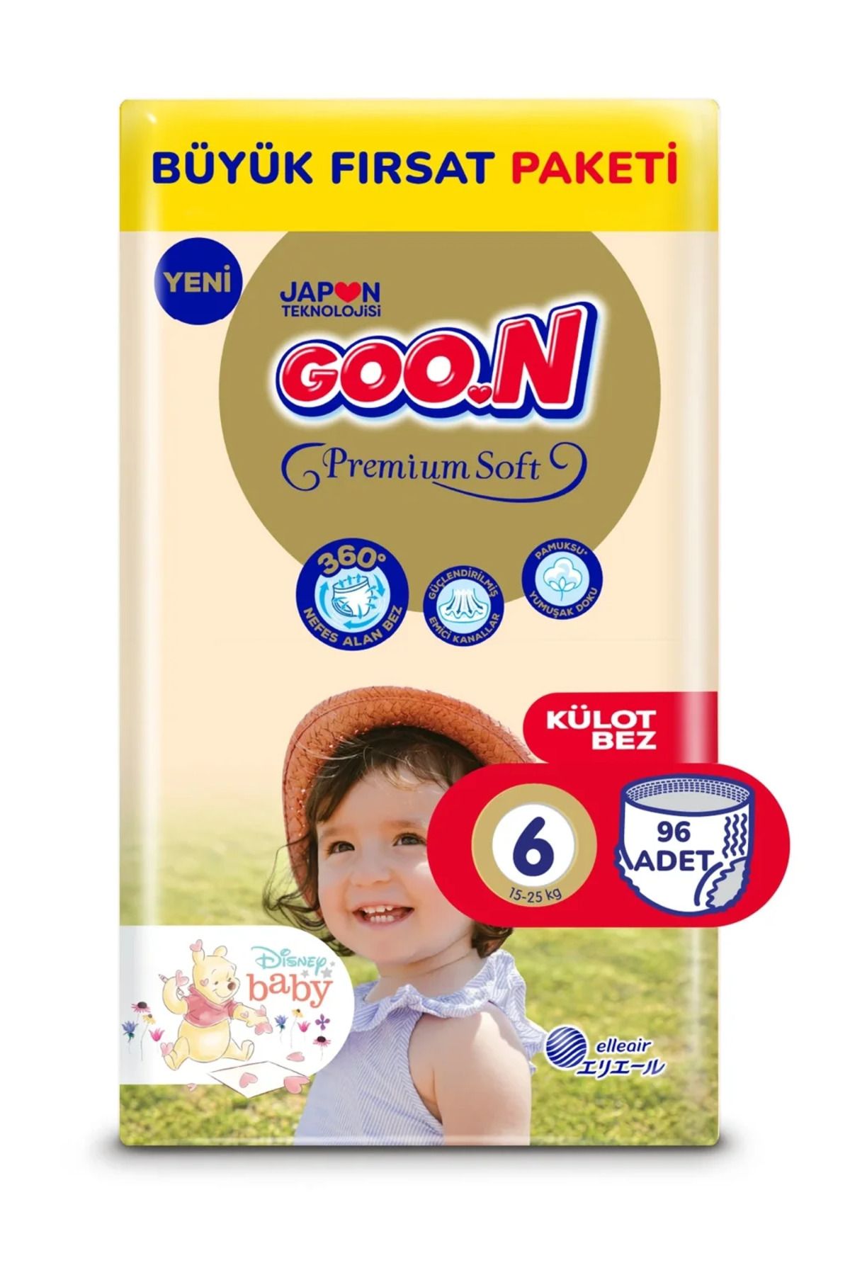 Goon Premium Goon Ps Pants 6 Mon (96 adet 15-25 kg)