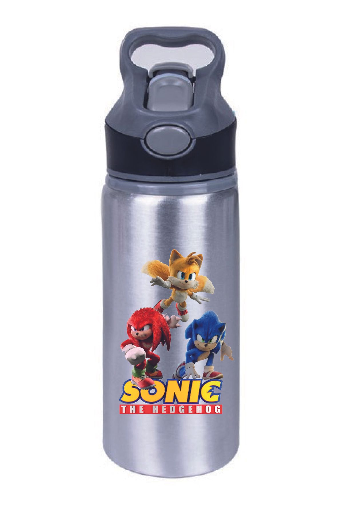 DKDZ SHOP SONIC Baskılı Suluk - Su Matarası 850ml - 444