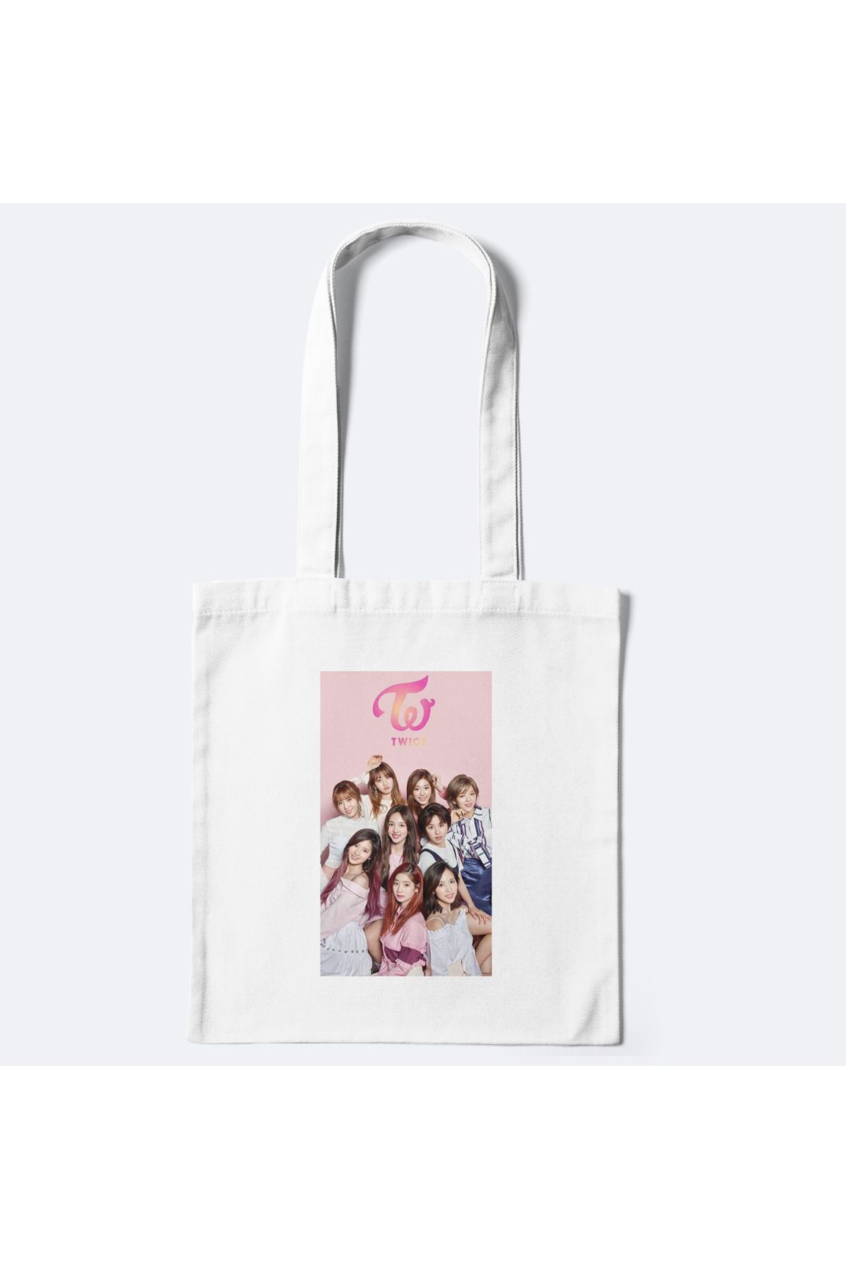 redame TWICE Kpop Y2K Retro Bez Çanta Tote Bag