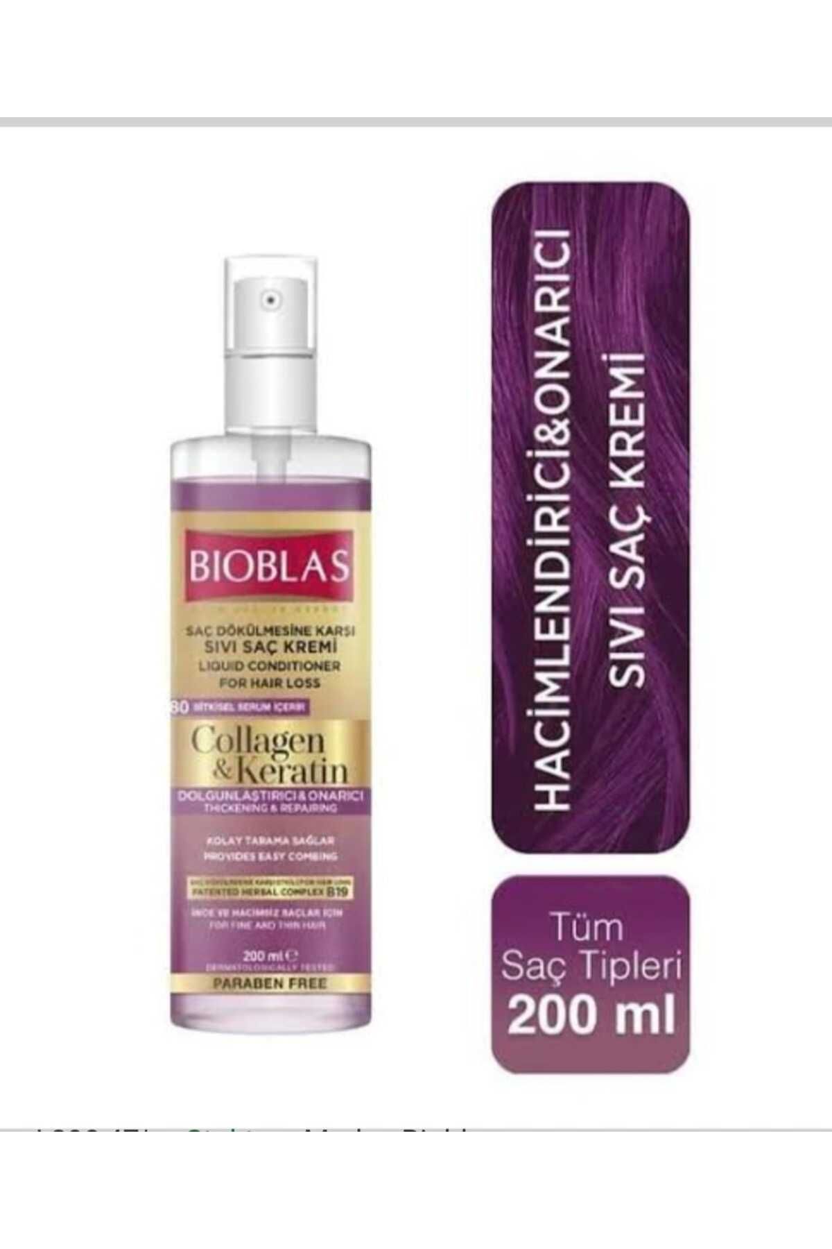 Bioblas kolejen keratin sıvı saç kremi