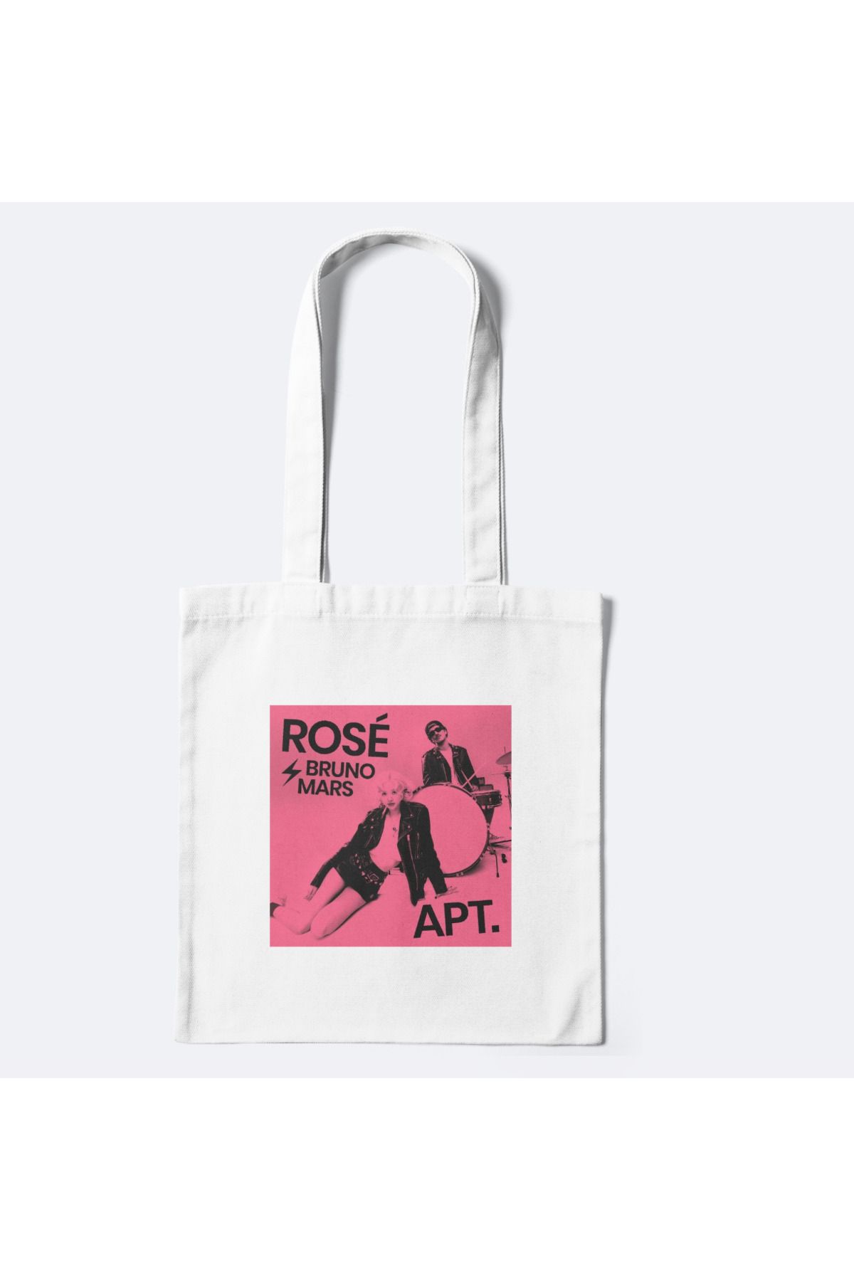 redame Rose APT Kpop Y2K Retro Bez Çanta Tote Bag