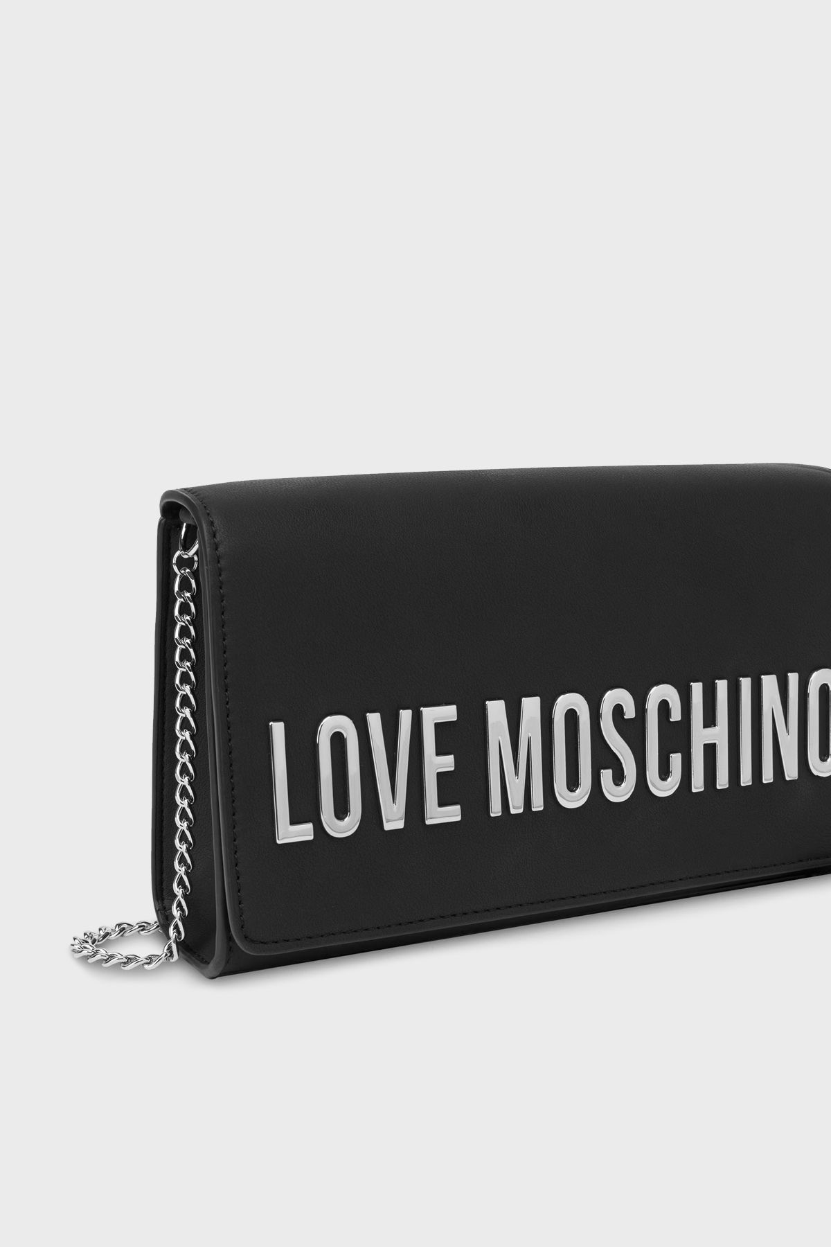 Love Moschino-حقيبة بشعار مع حزام سلسلة - JC4103PP1MKD000B 3