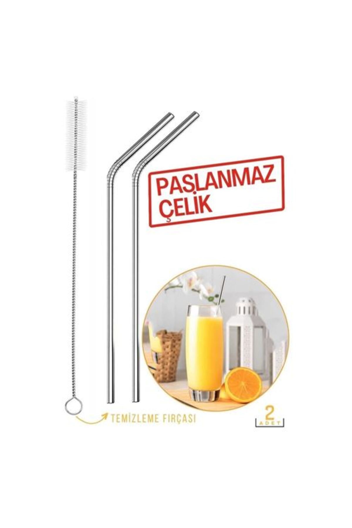 Yıldızan Çelik Pipet Seti