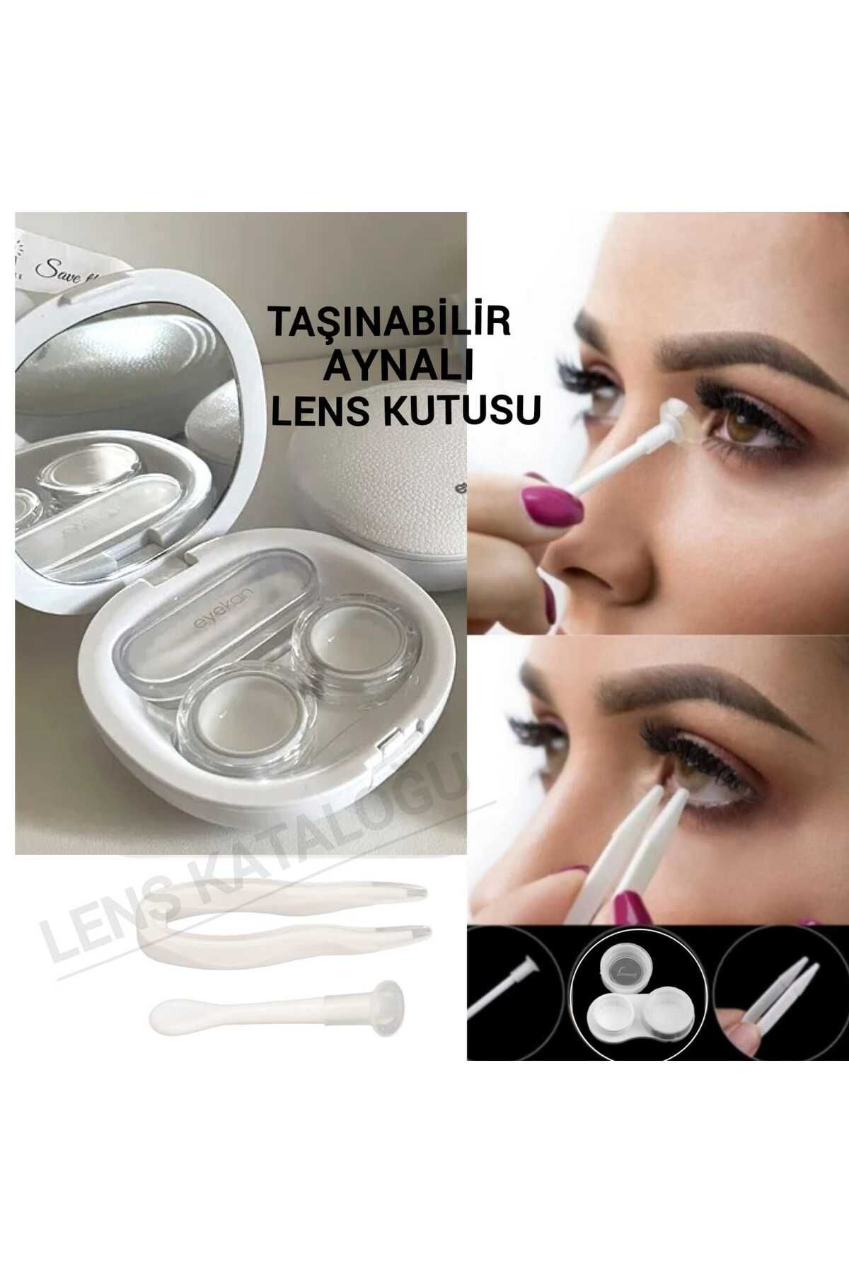 Eyeshop TAŞINABİLİR AYNALI LENS KUTUSU