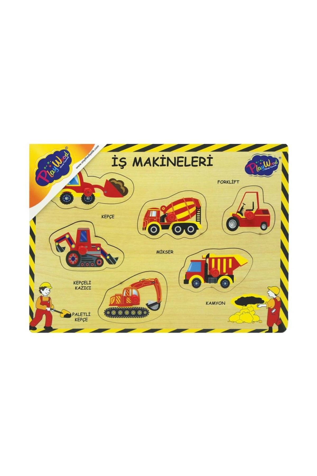 robotrend Çocuk 194/195-ony Ahşap Tutmali Iş Makinalari