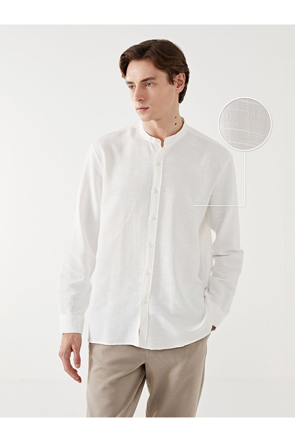 LC Waikiki Regular Fit Uzun Kollu Poplin Erkek Gömlek