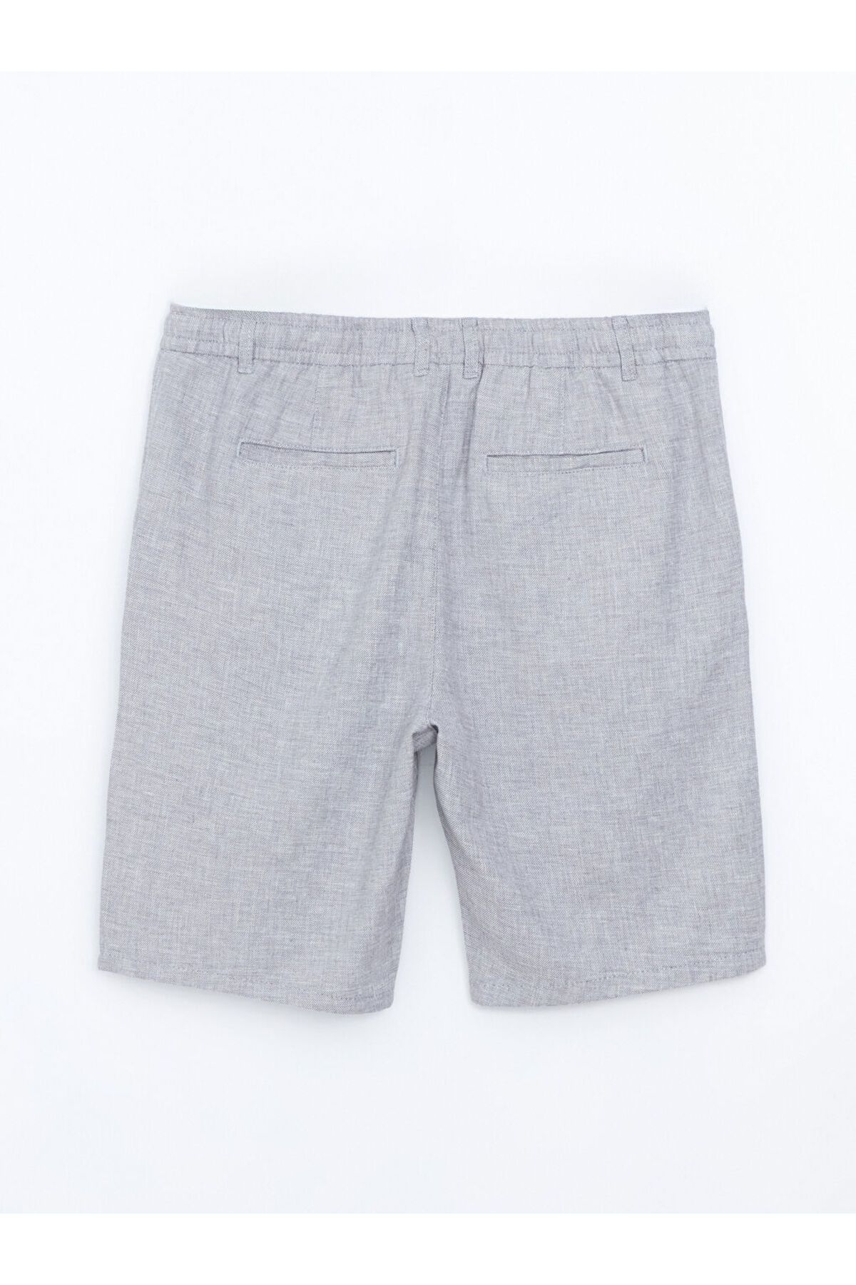 LC Waikiki-Ανδρικό σορτς Standard Mold Linen Blend 6