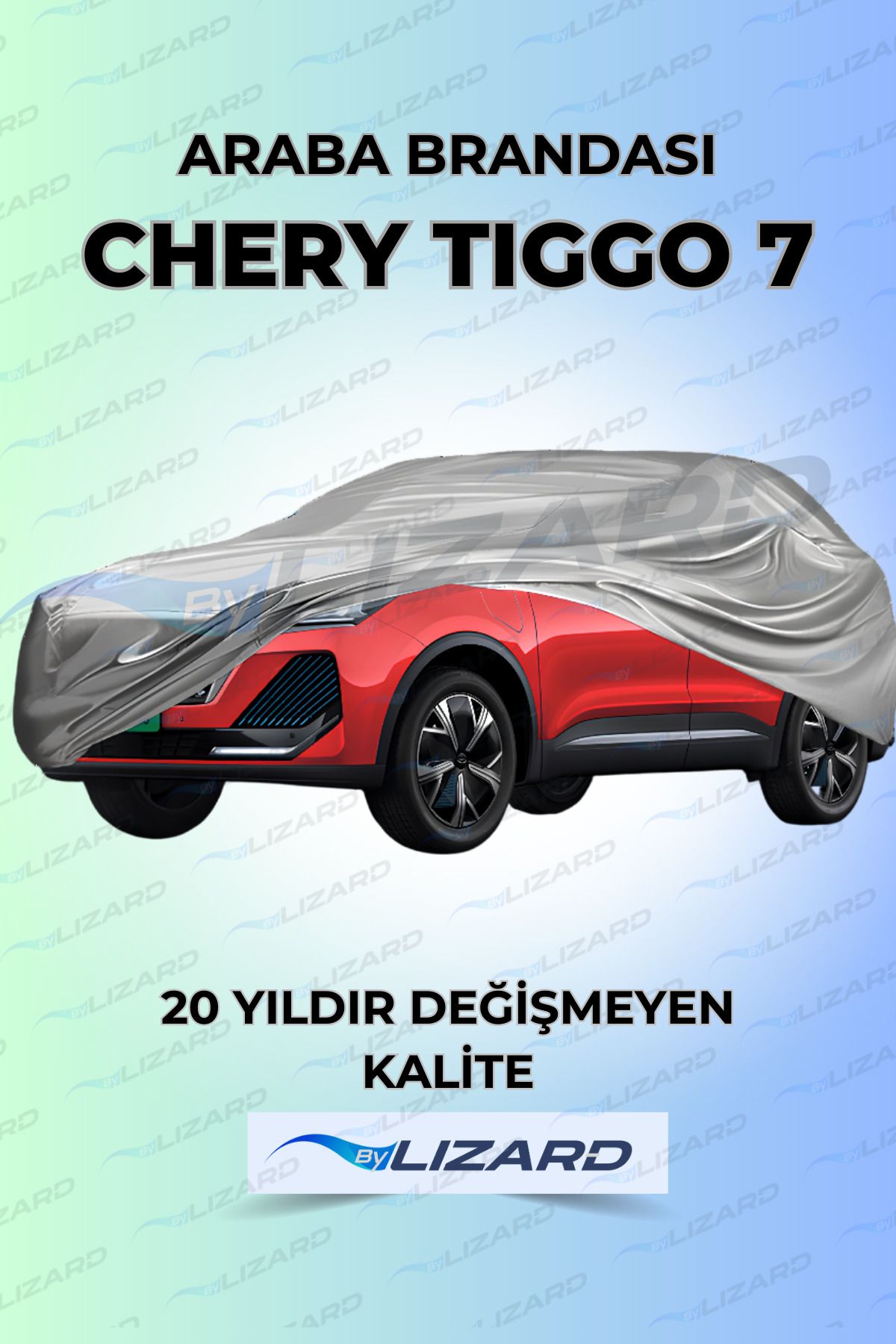 ByLizard Chery Tiggo 7 Uyumlu Lüks Araba Brandası Miflonlu Branda Oto Çadır Örtü