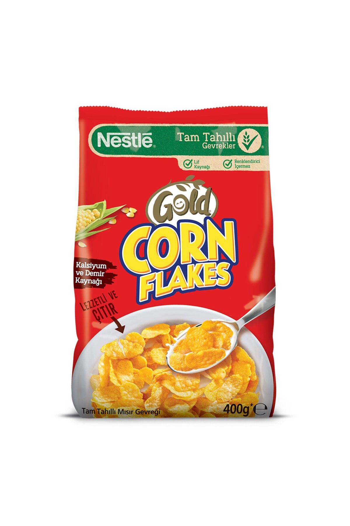 Nestle Gold Corn Flakes Tam Tahıl Mısır Gevreği 400 Gr