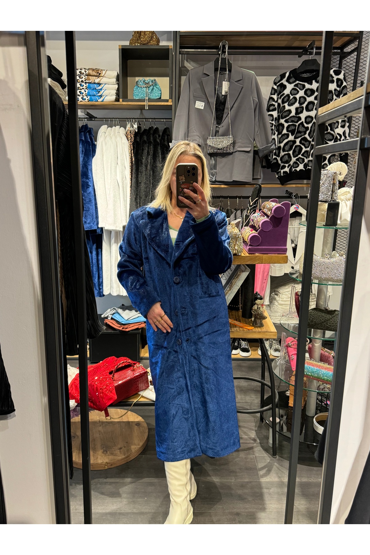 SELVİLERBUTİK  TAY TÜYÜ PALTO - Görsel 2