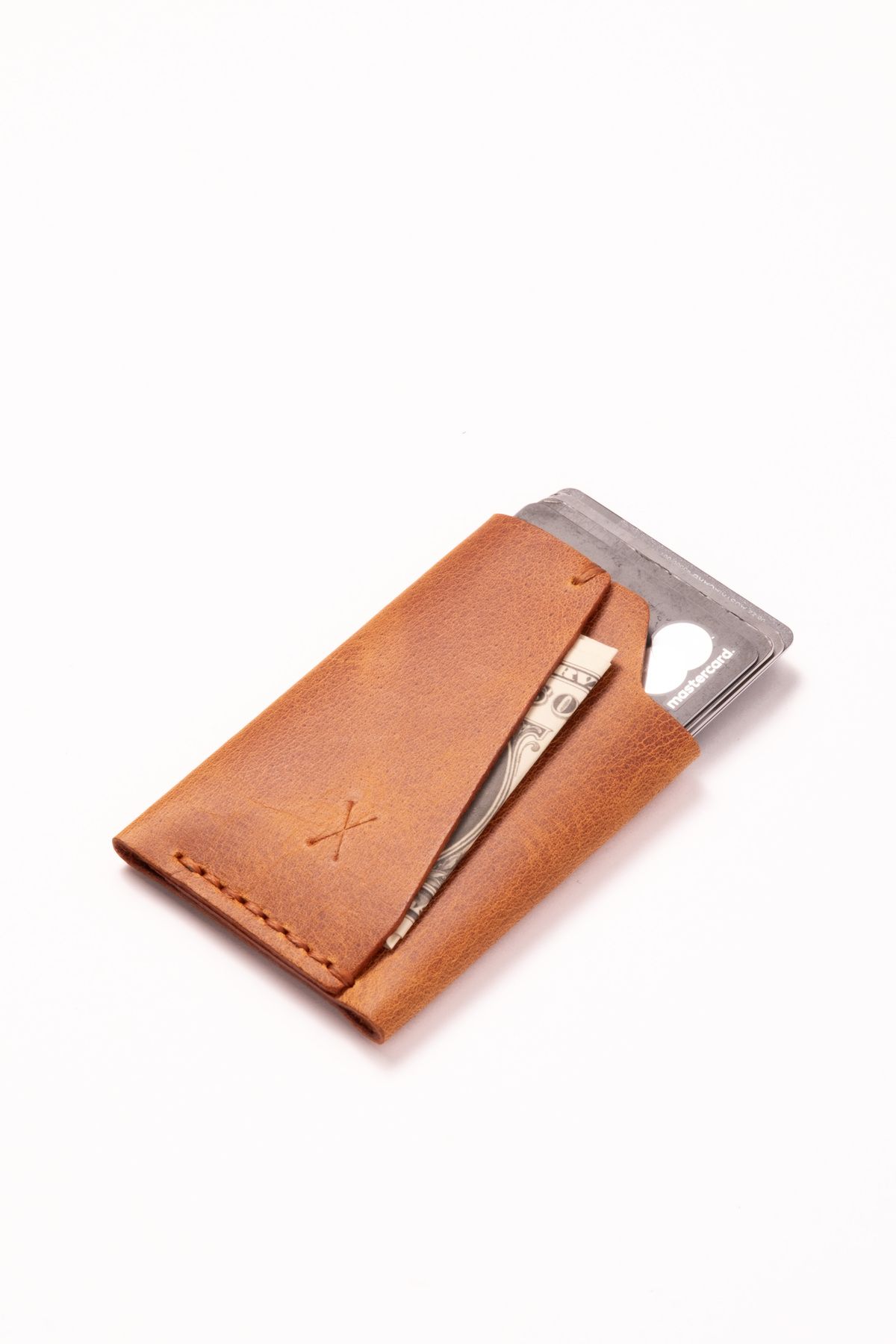 minimal X design-Minimal X Urban Card Holder - Real Leather Handmade - Minimal, Stylish, Practical 5