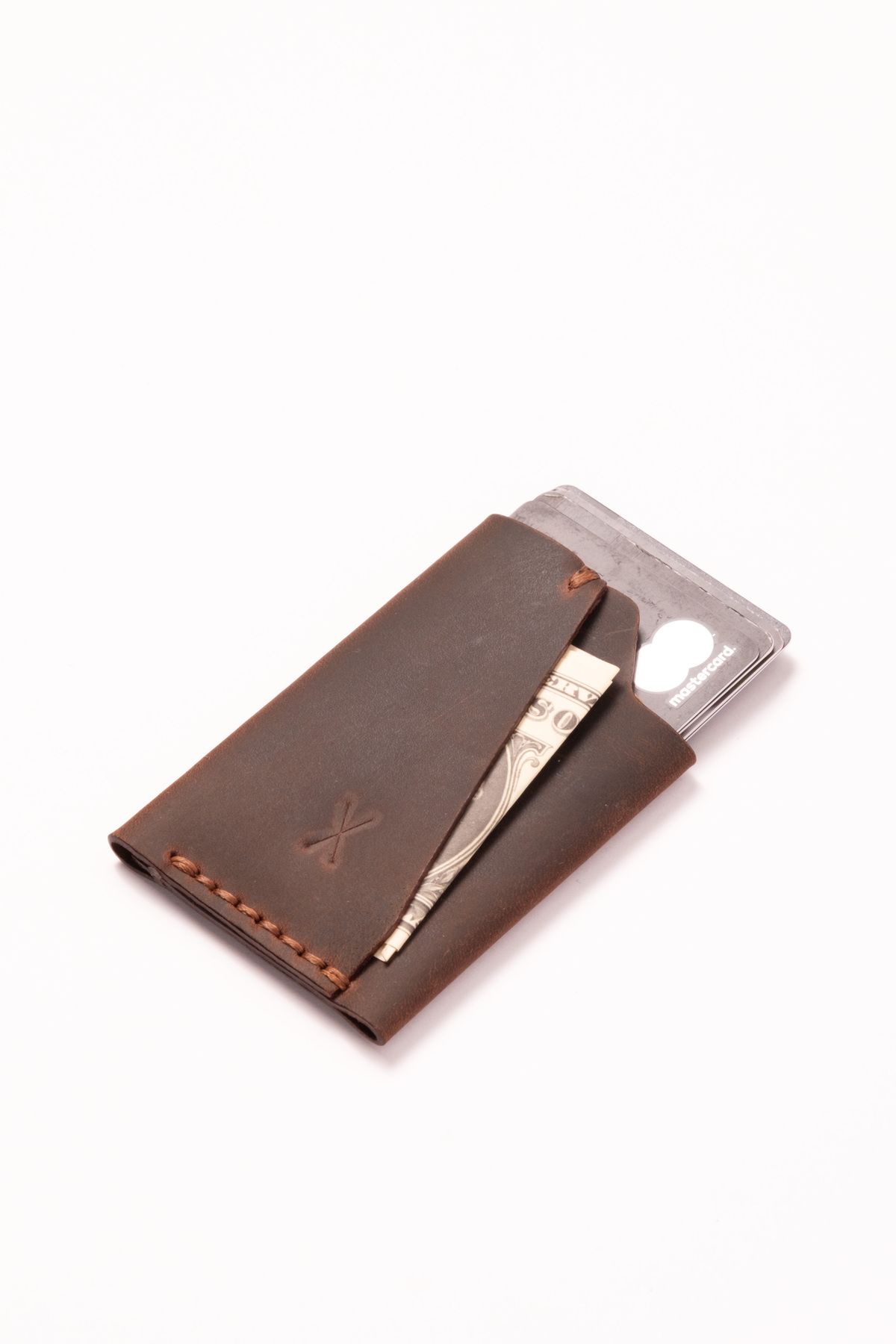 minimal X design-Minimal X Urban Card Holder - Real Leather Handmade - Minimal, Stylish, Practical 5