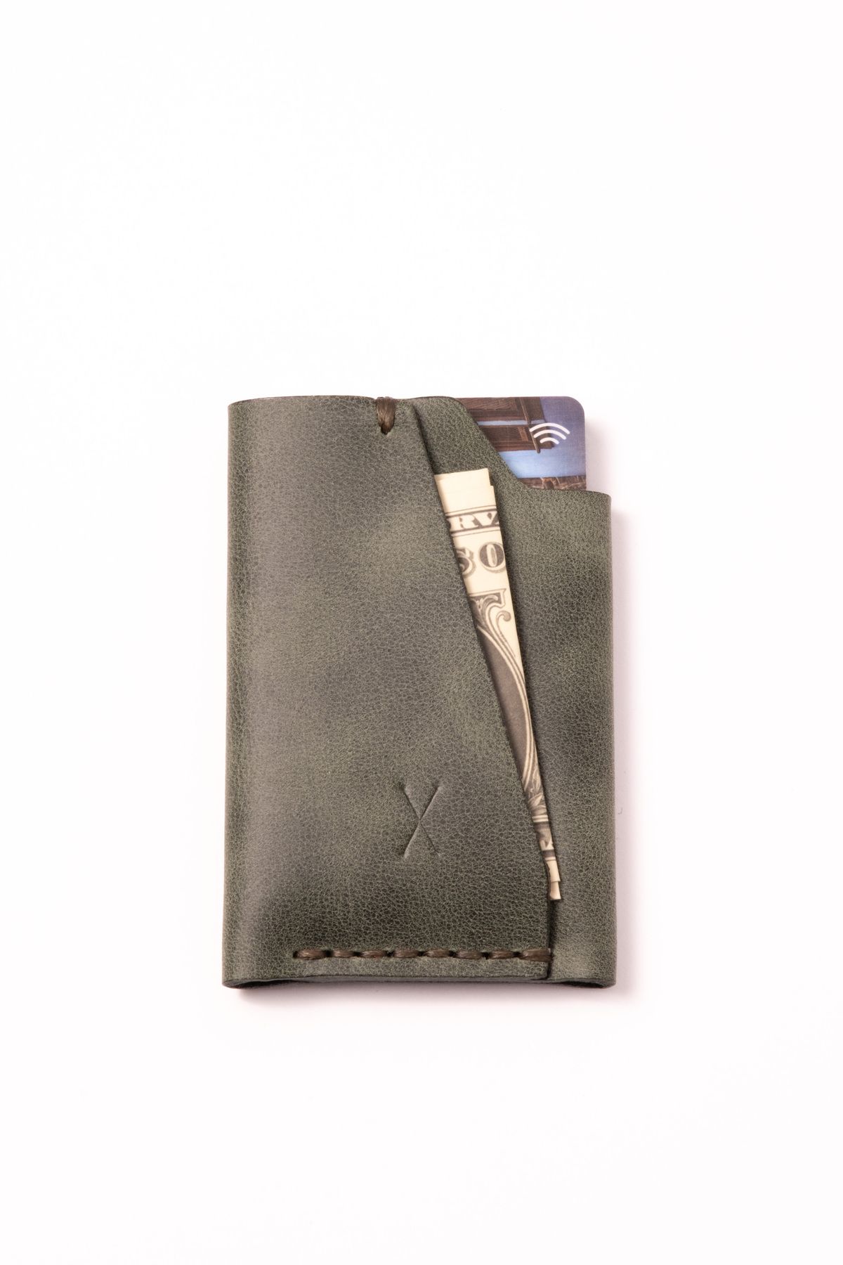 minimal X design-Minimal X Urban Card Holder - Real Leather Handmade - Minimal, Stylish, Practical 3