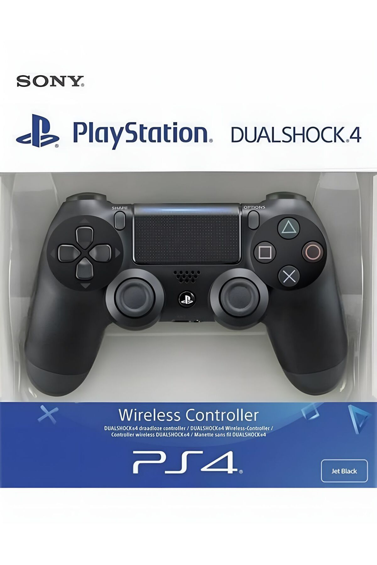 CRKTEKNOLOJİ Ps4 Dualshock 4 V2 Gamepad Siyah Yeni Nesil Kol Black Yenilenmiş