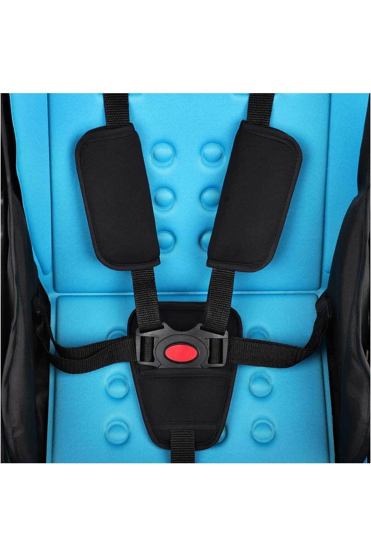 RevuBaby Bebek Arabası Kemer Pedi SETİ Baston Puset Cavin Çocuk Arabası Omuz Yumuşatıcı 3LÜ SET Siyah fotoğrafı 3 (önizleme)