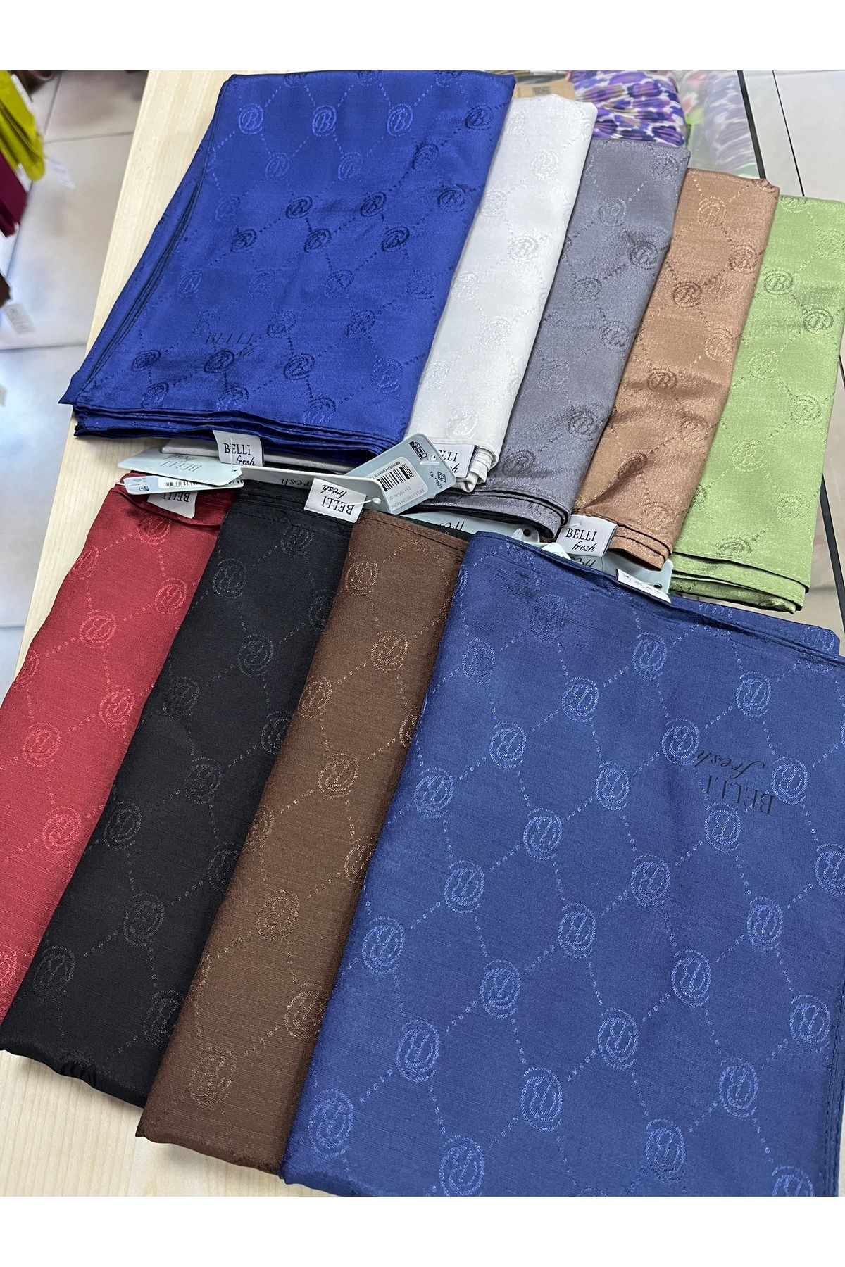 Belli scarf freşh monogram şal