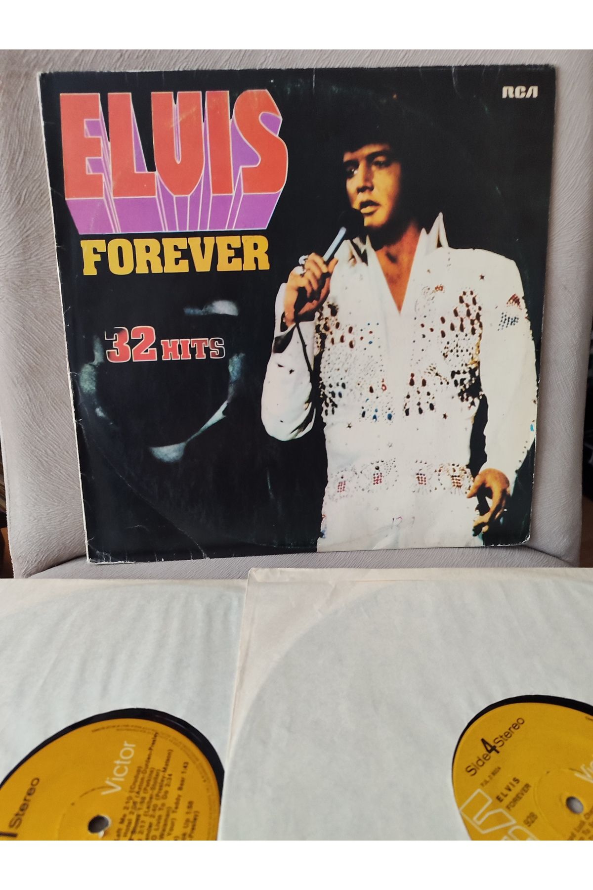 Plakperest ELVIS PRESLEY - Elvis Forever  - 1974 Türkiye Basım Double  LP Plak 2.EL