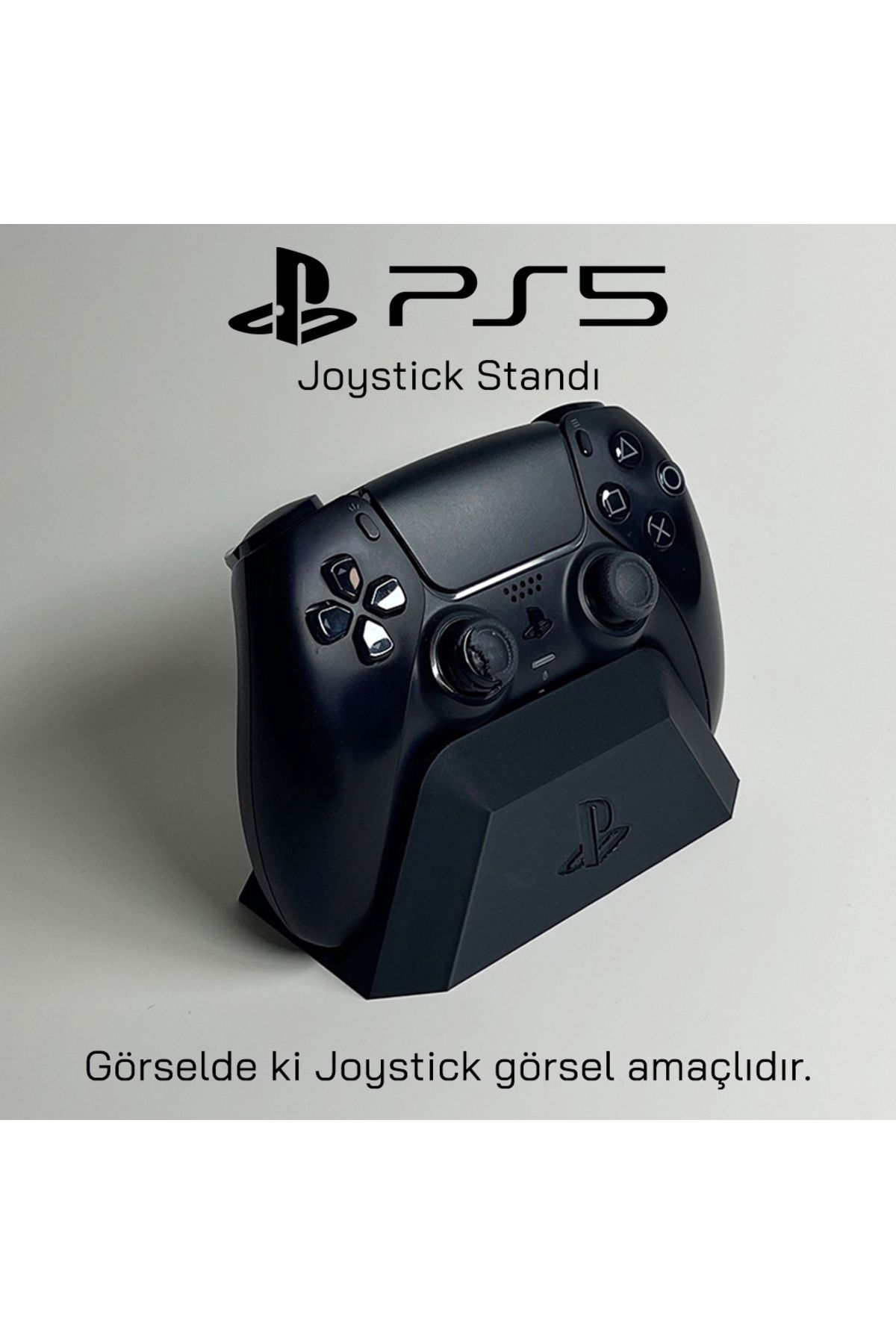 Gada Tekli Siyah PlayStation 5 Joystick Kol Standı - PS5 Joystick Kol Standı - Modern ve Şık Tasarım