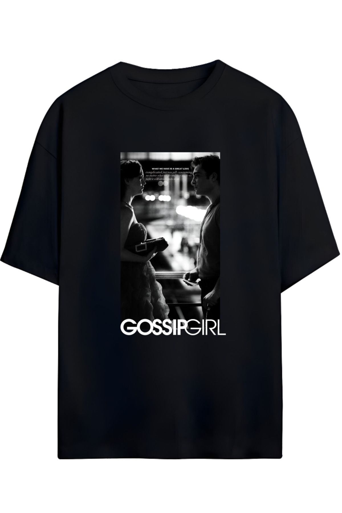 MAGORS GOSSIP GIRL DİZİ  YÜKSEK BASKI KALİTELİ UNISEX YENİ SEZON OVERSIZE PAMUKLU  T-SHIRT