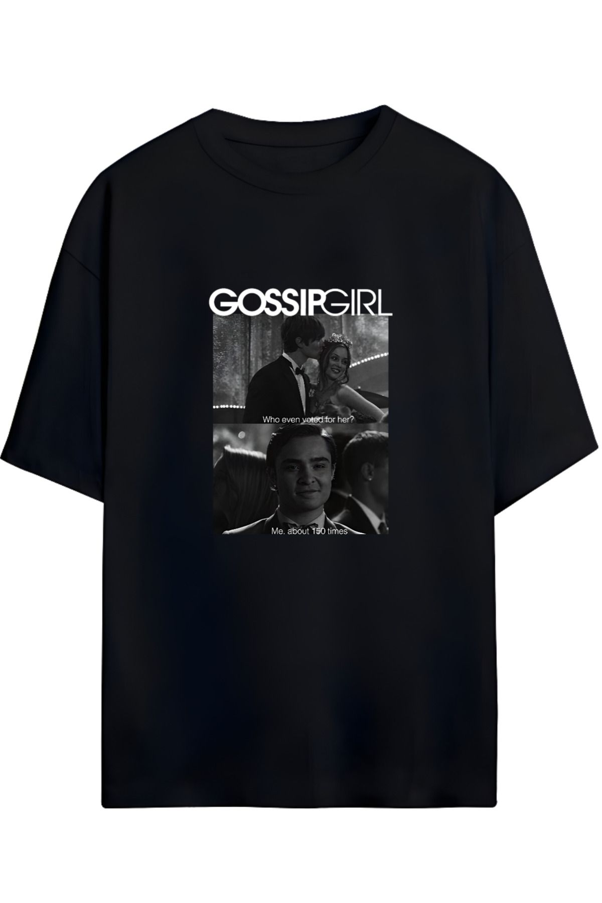 MAGORS GOSSIP GIRL DİZİ  YÜKSEK BASKI KALİTELİ UNISEX YENİ SEZON OVERSIZE PAMUKLU  T-SHIRT