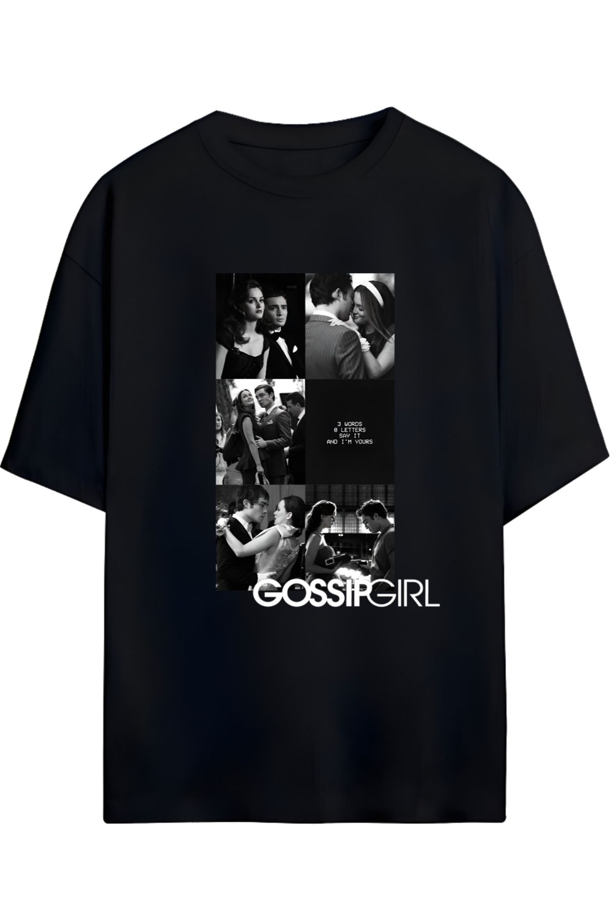 MAGORS GOSSIP GIRL DİZİ  YÜKSEK BASKI KALİTELİ UNISEX YENİ SEZON OVERSIZE PAMUKLU  T-SHIRT