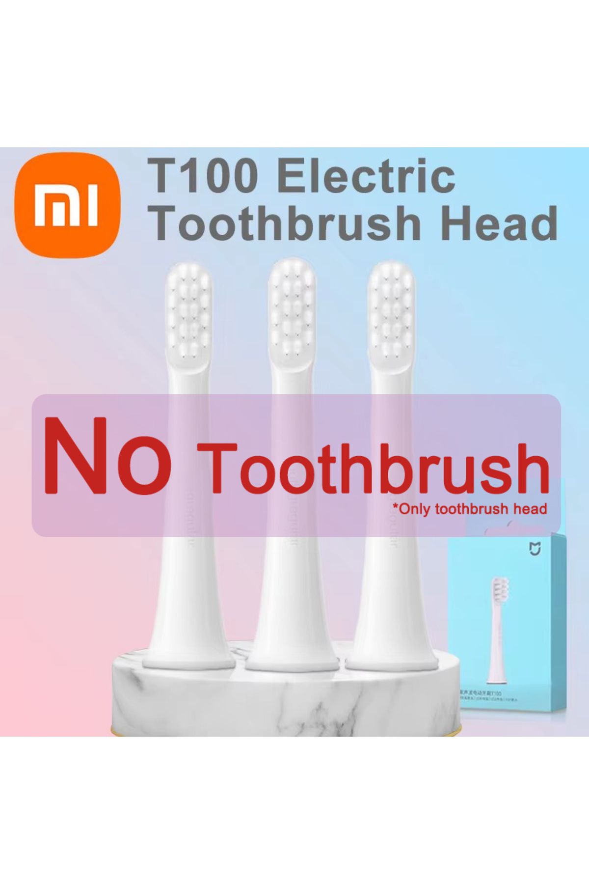 Choice-Only Toothbrush Head Xiaomi Mijia T100 Sonic Electric Toothbrush Mi Smart Waterproof Tooth Head Brus 1