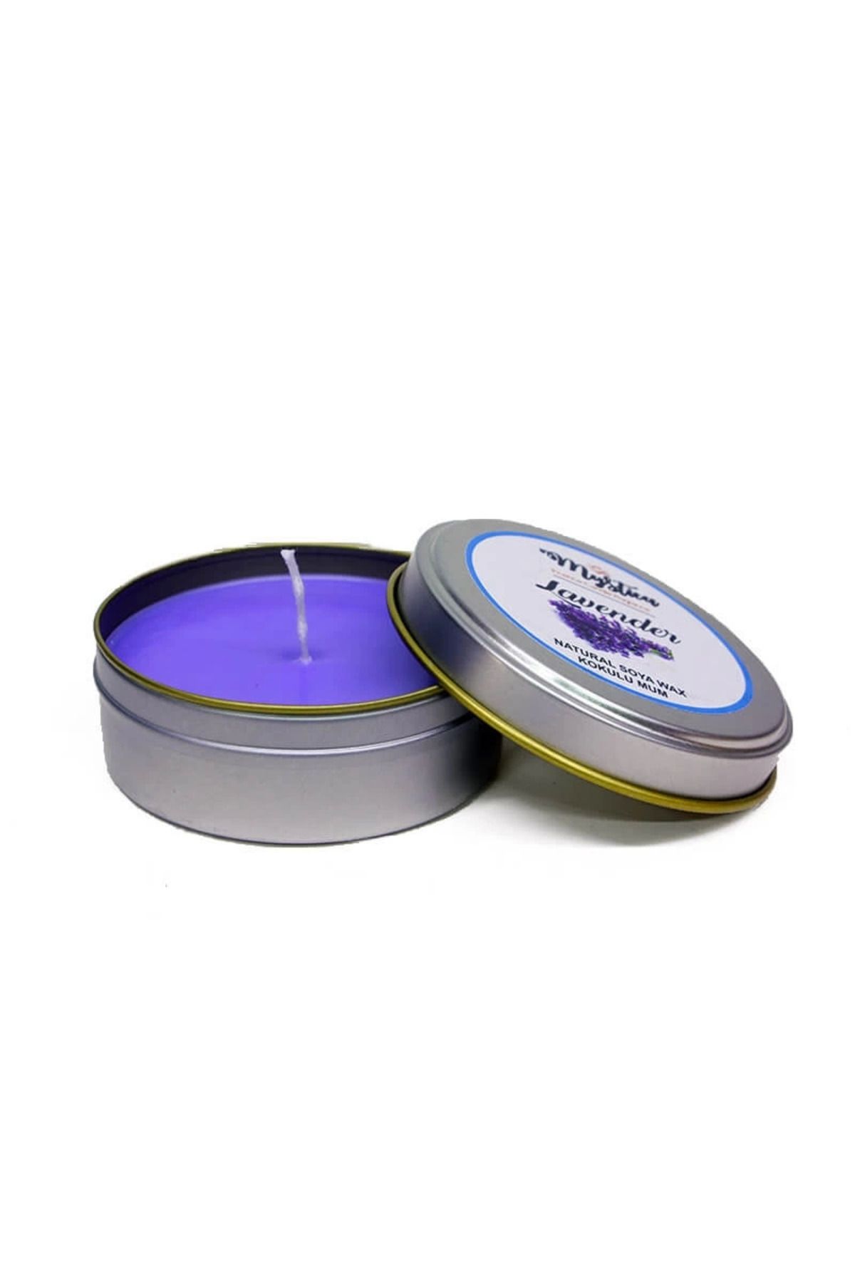 Belle Fusion Soya Wax Mum Kokulu Tenekede Lavender