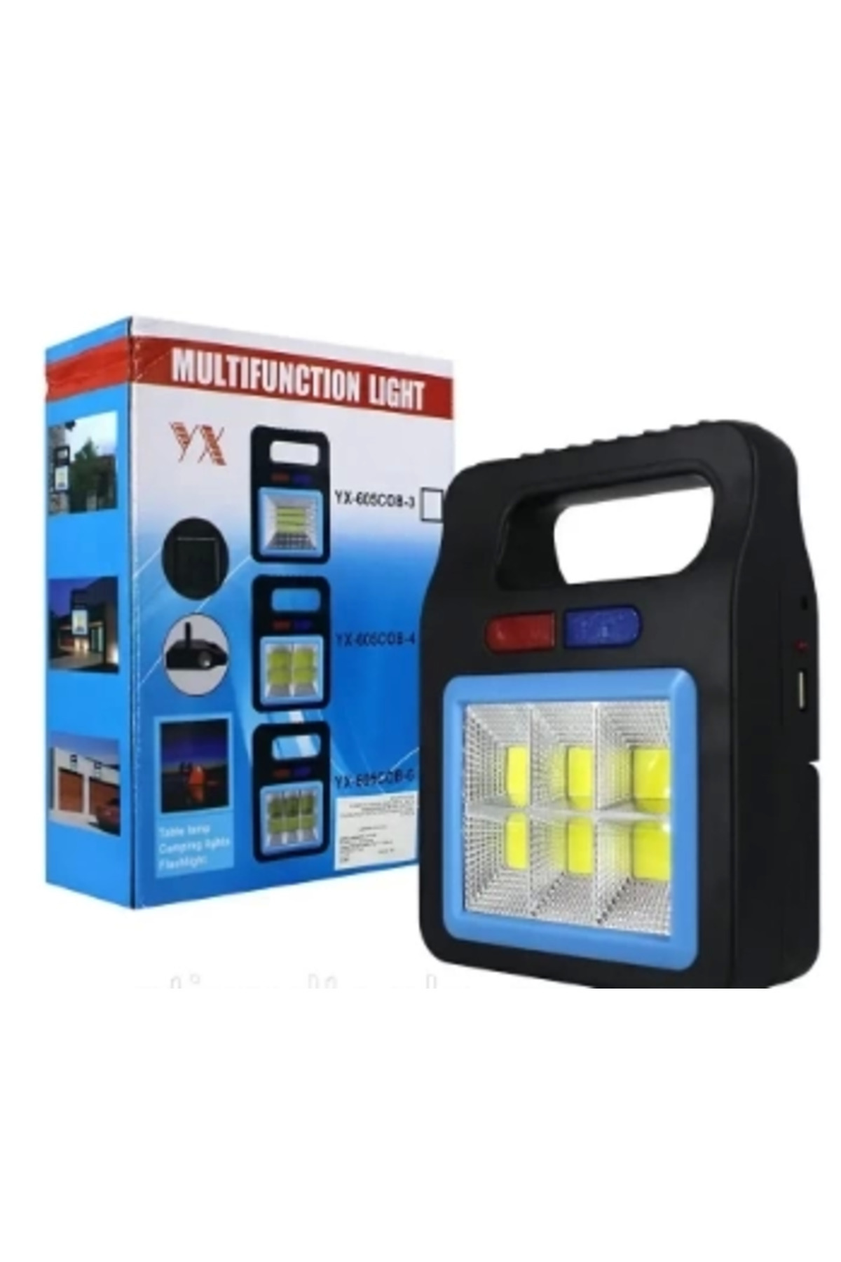 Lisinya P-605-6 Çakarlı Güçlü Fener Ve Işıldak