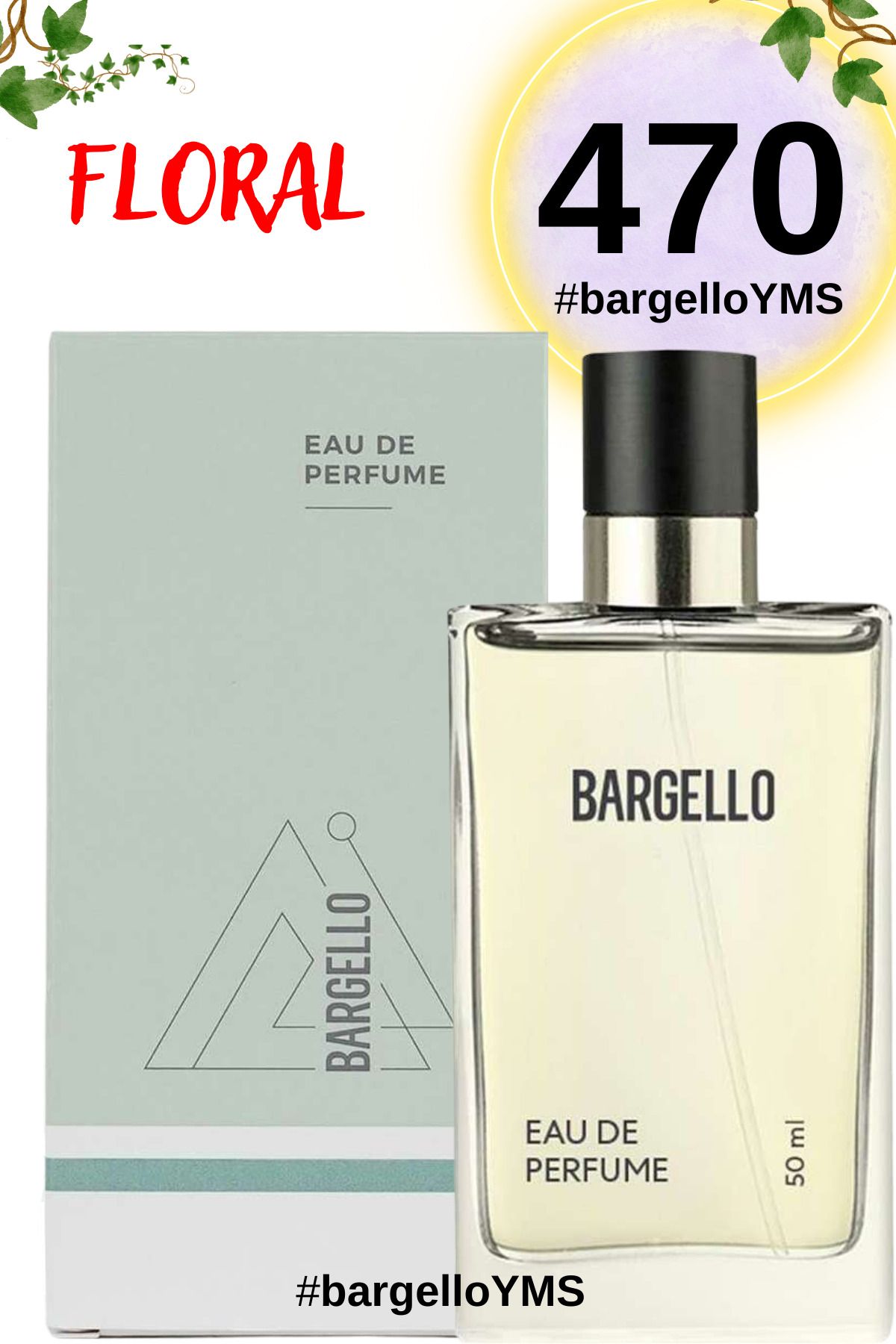 Bargello 470 Unisex Floral Parfüm Edp 50 ml