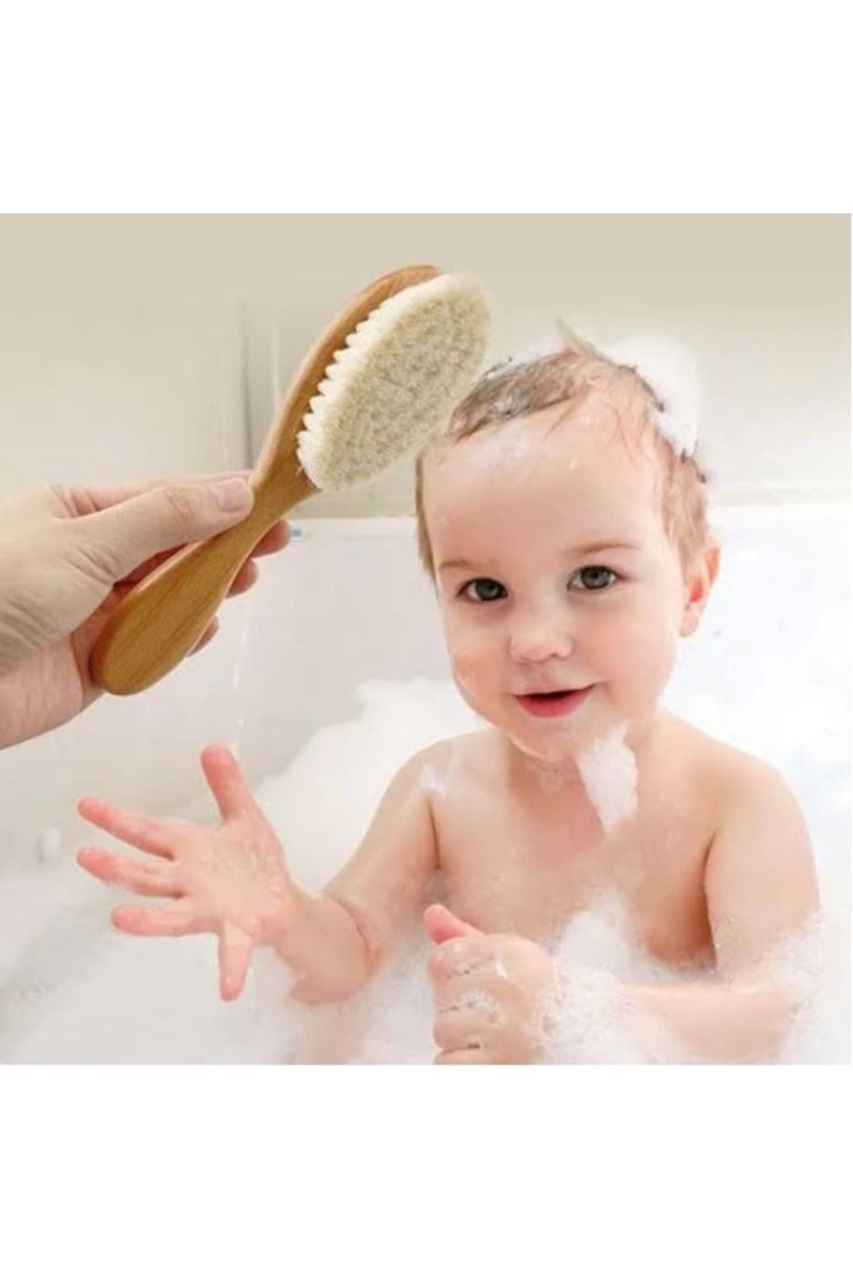 Vita Premio Keçi Kılı Organik Bebek Banyo Tarağı