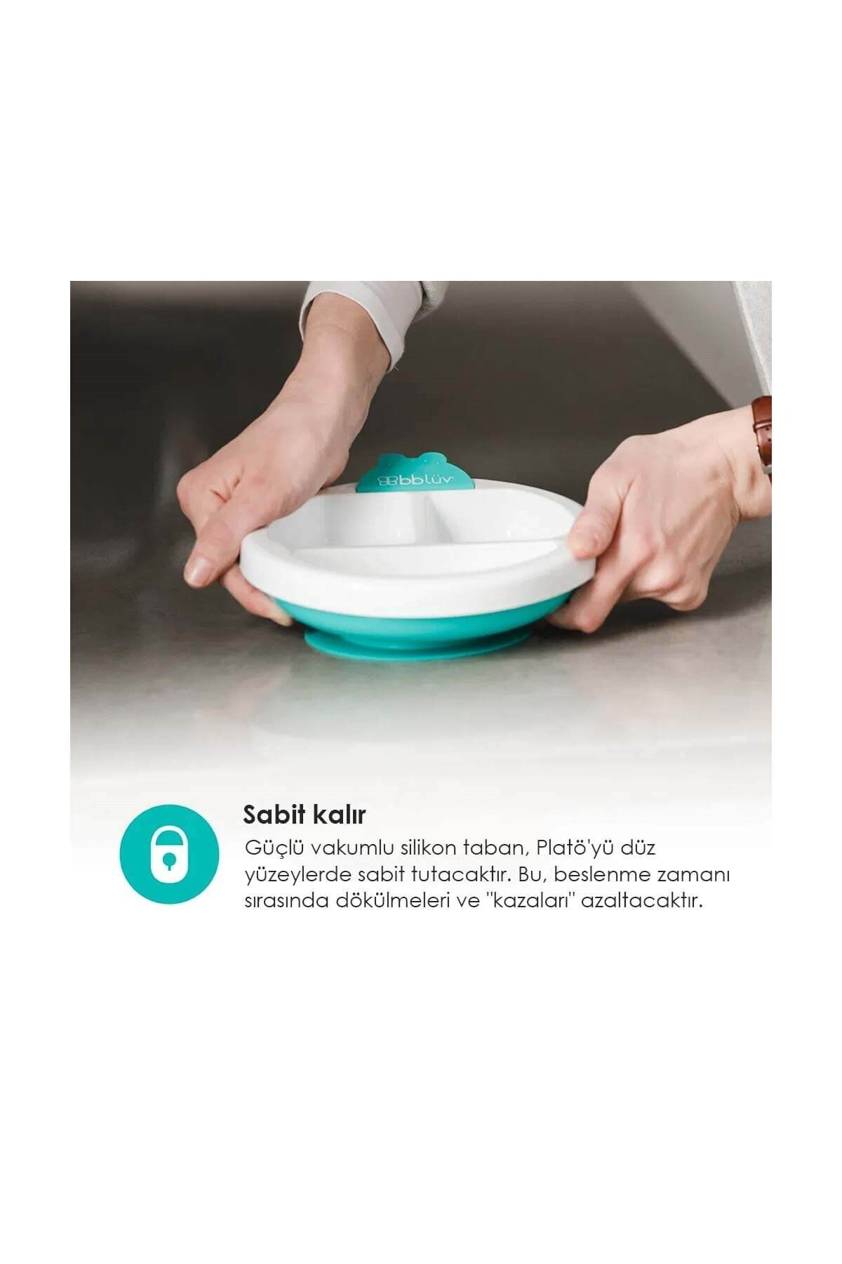 bblüv Plato Sıcak Su Hazneli Mama Tabağı fotoğrafı 7 (önizleme)