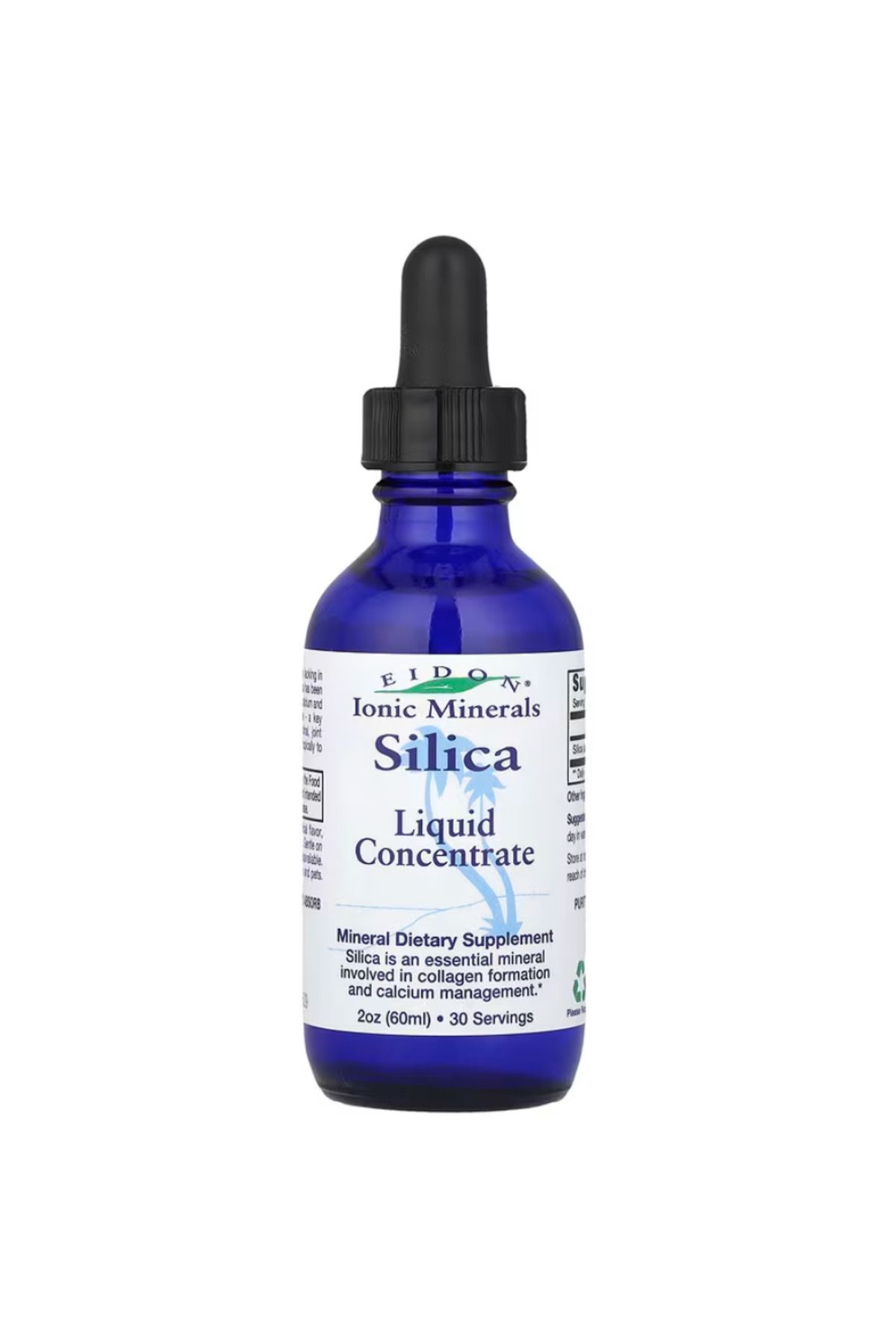 Eidon Ionic Minerals , Silica, Liquid Concentrate, 375 mg, 2 oz (60 ml) vr44