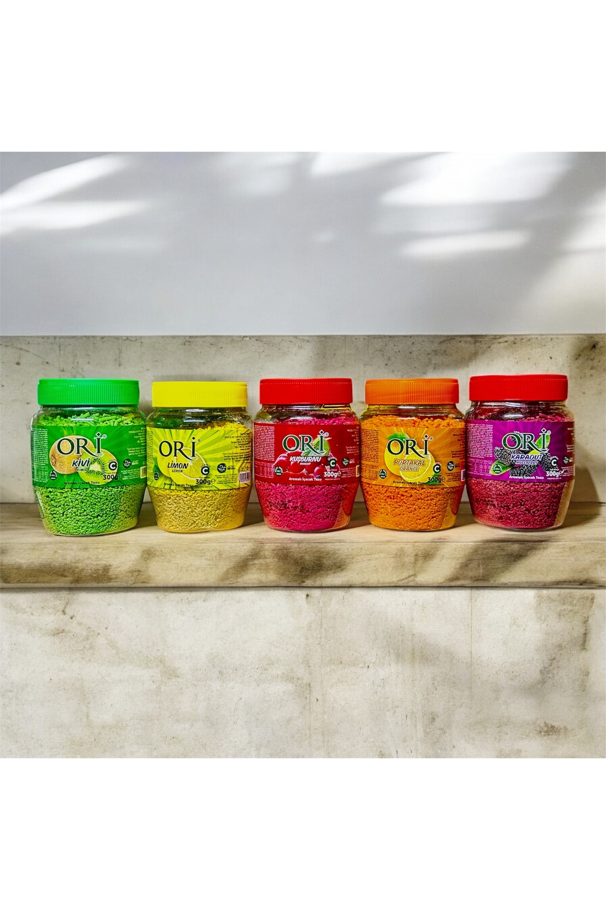 Genel Markalar Oralet 5 x Kivi limon kuşburnu portakal karadut