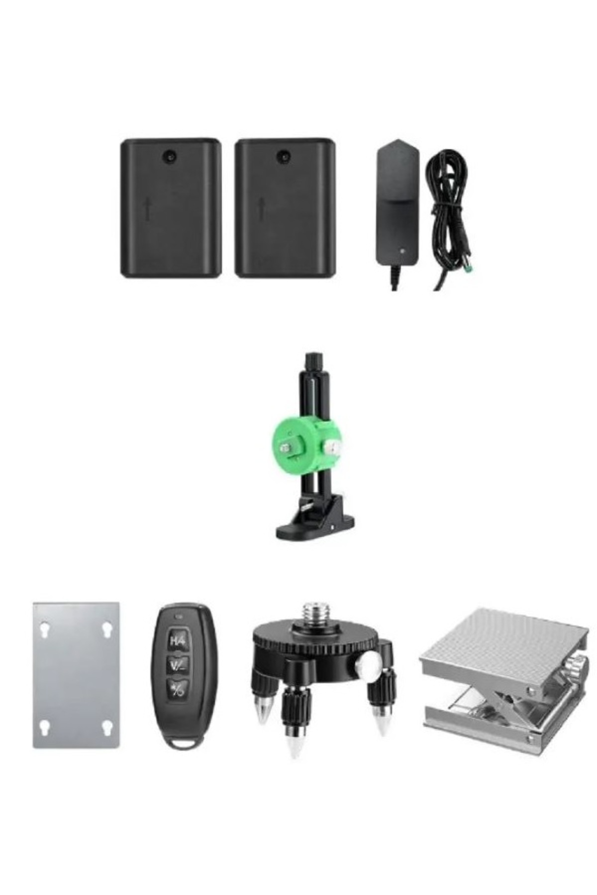 Rodex Yüksek Kalite Yeşil Lazer Ip54 Kauçuk 2x Batarya 4 Parça