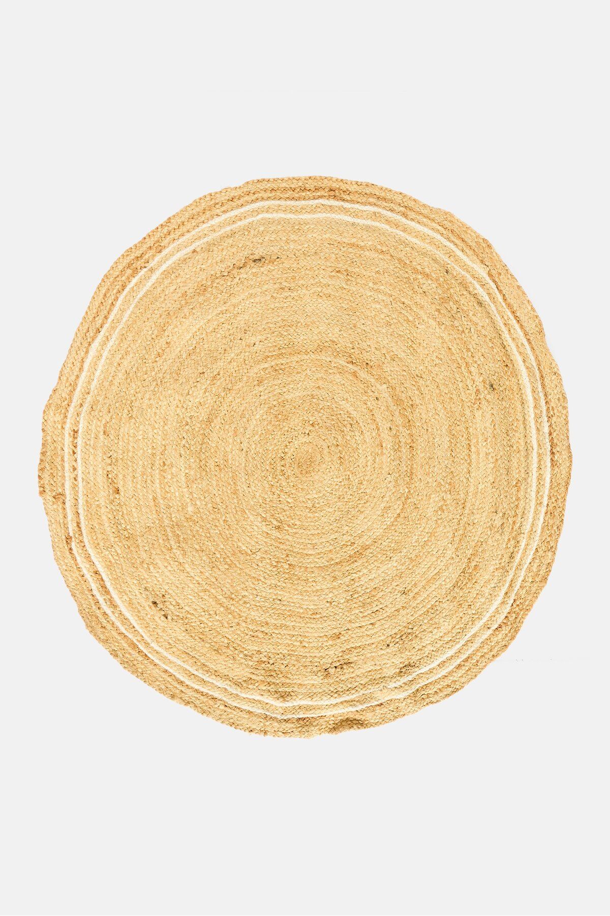 Muy Mucho-Braided Jute Rugs 120 Cm, Natural 1