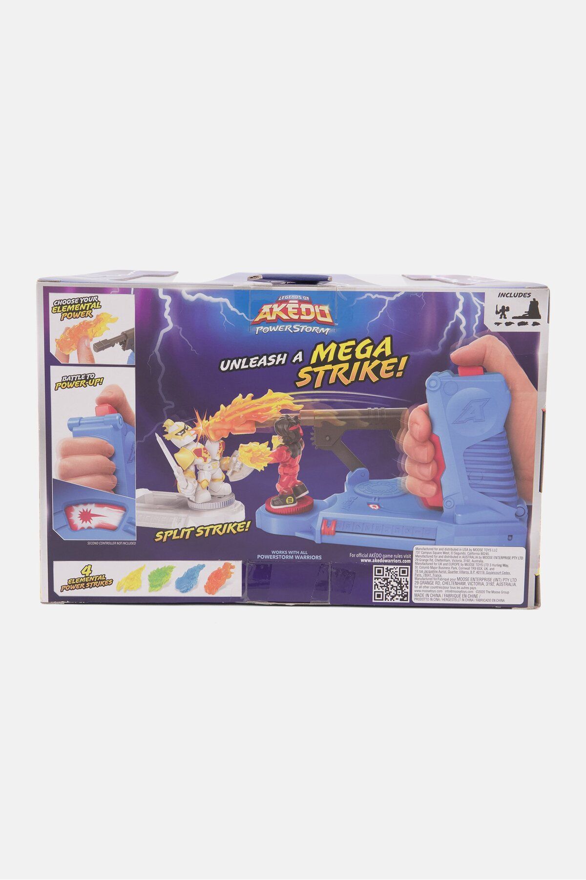 Legends of Akedo-Powerstorm Mega Strike Controller With Elemental Punch Action, Blue 3