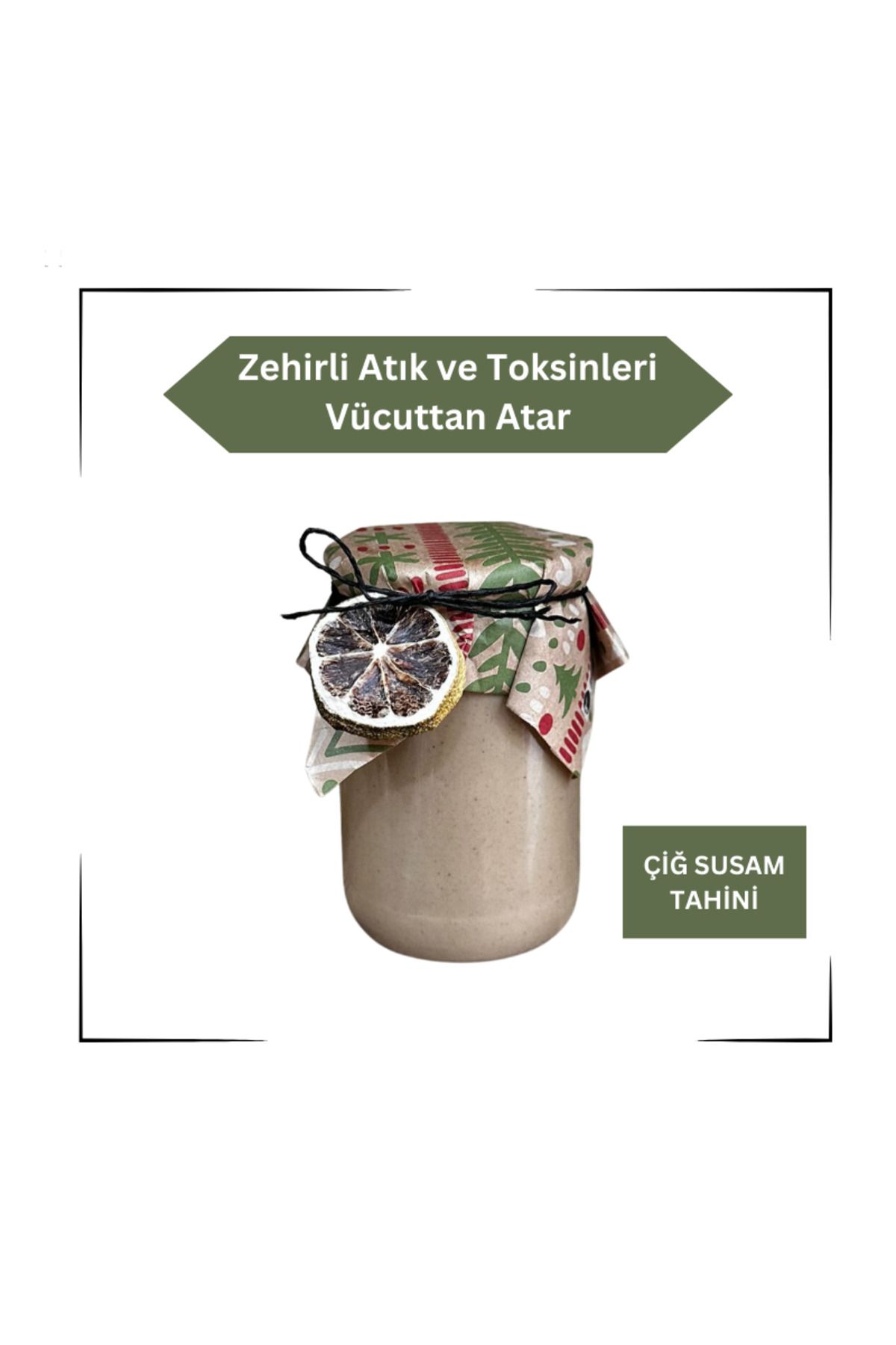 yesilorganik YEŞİL ORGANİK TAHİN ÇİĞ SUSAMDAN 650 Gr %100 SAF