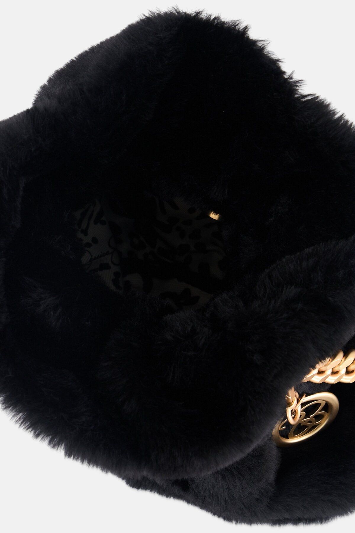 Jessica Simpson-Women Fax Fur Cross Body Bag 24 H x 26 L x 8,5 W cm, Black 4