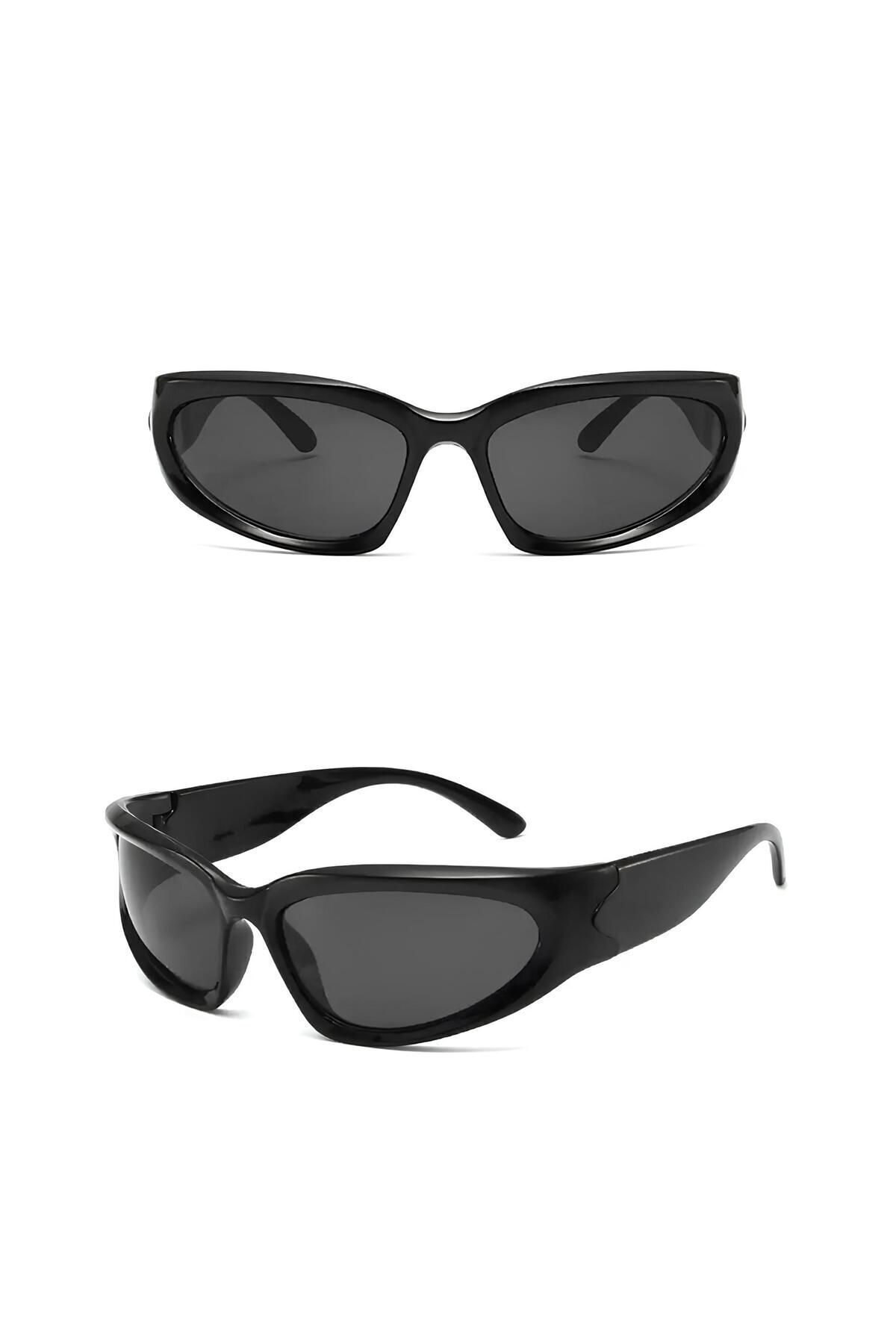 Eyesofia Milenyum Vintage Fashion Hafif Unisex Spor Güneş Gözlüğü görsel 7