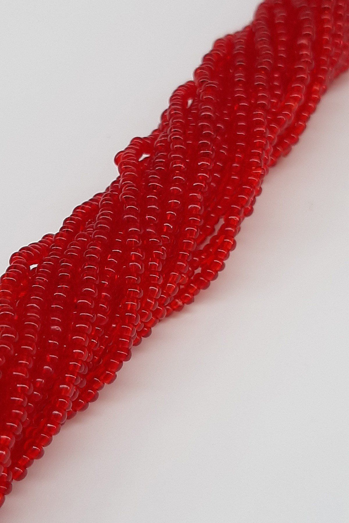 Hayalperest boncuk-Transparent Red String Sand Beads 3