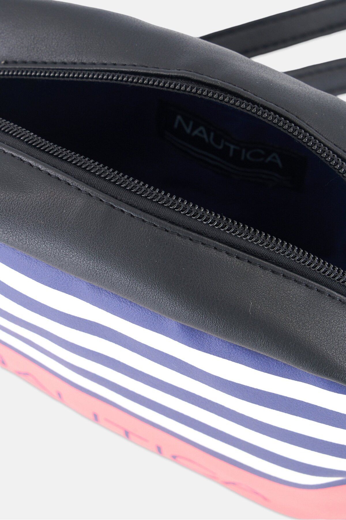 Nautica-Women Brand Logo Cross Body Bag 16 H x 20 L x 8 W cm, Black Combo 3