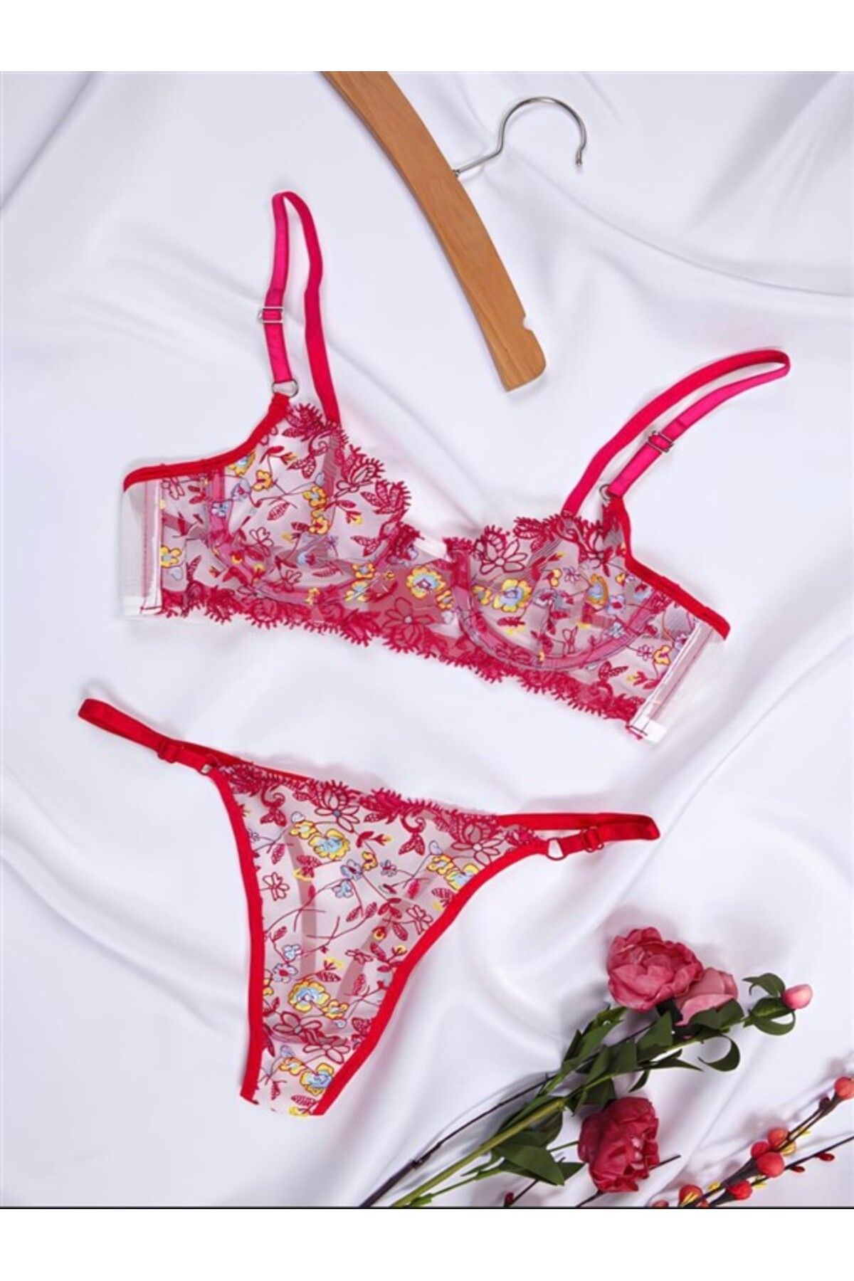 love secret Dantelli Sütyen Bralet Takım(Sütyen&Tanga) Kadın İç Giyim