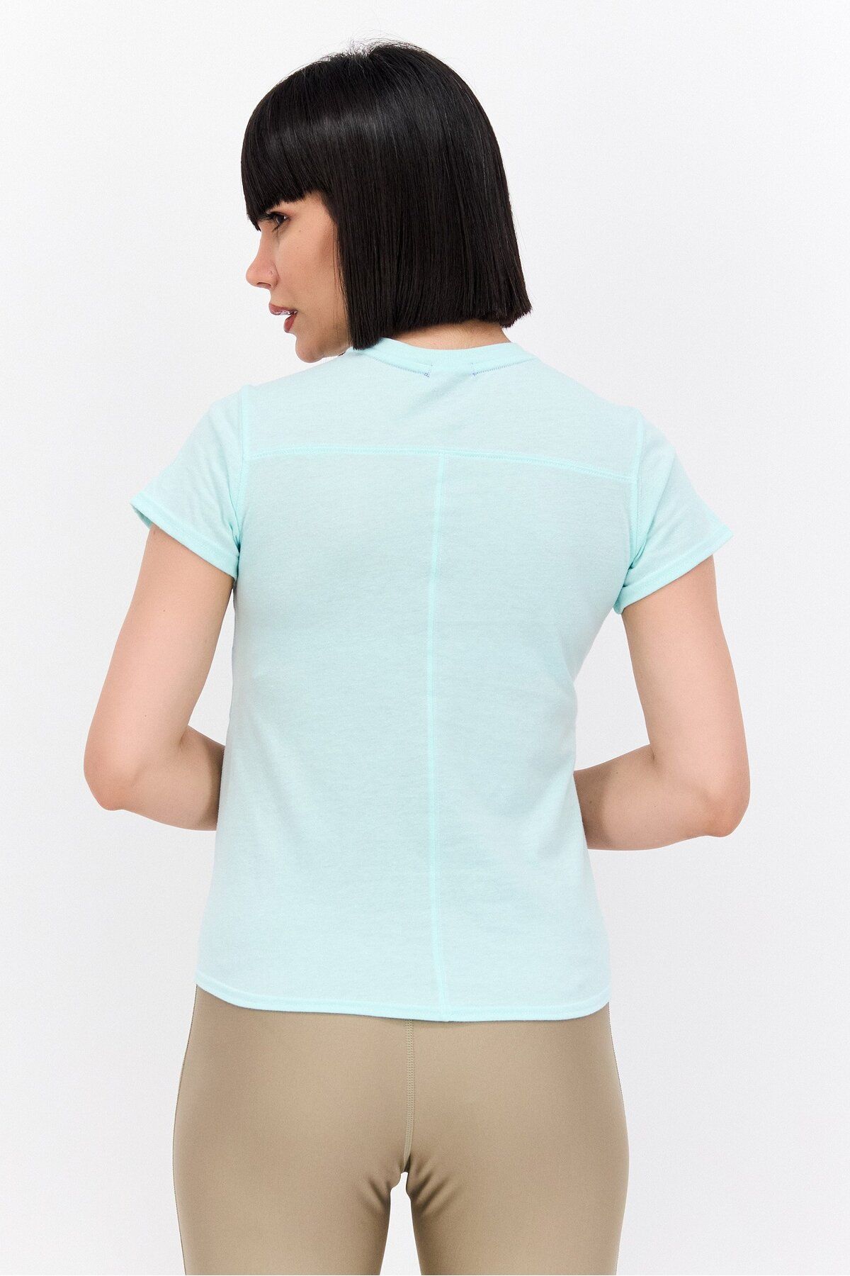 Brooks-Women Sportswear Fit Short Sleeve Ruining Top, Sky Blue 3