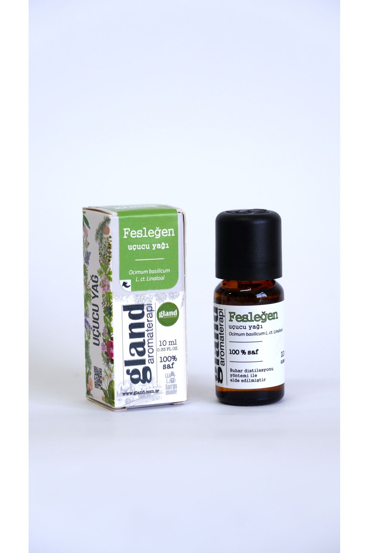 GLAND Aromaterapi Fesleğen(Ocimum basilicum) Uçucu Yağı