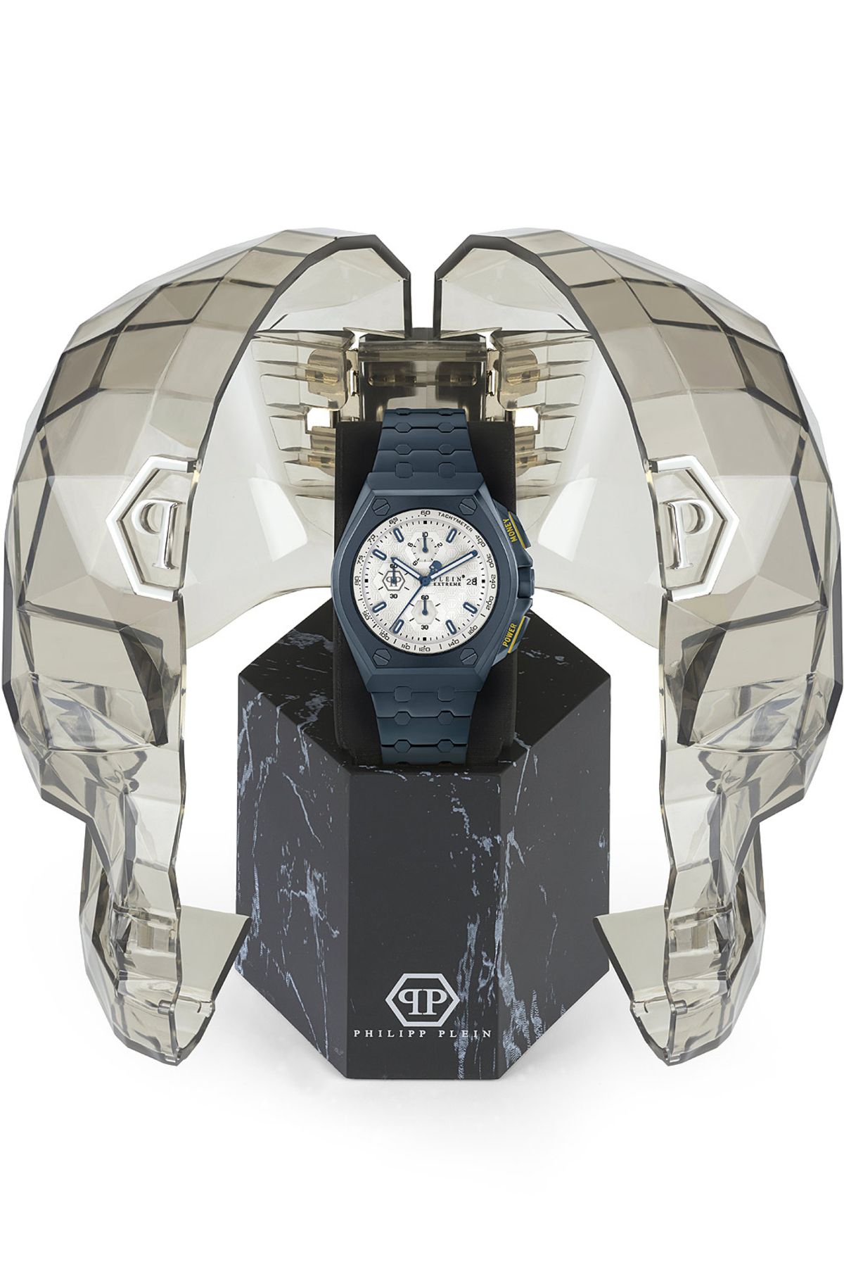 PHILIPP PLEIN-Ανδρικό ρολόι Philipp Plein PWGAA0721, Quartz, 44mm, 5ATM 4