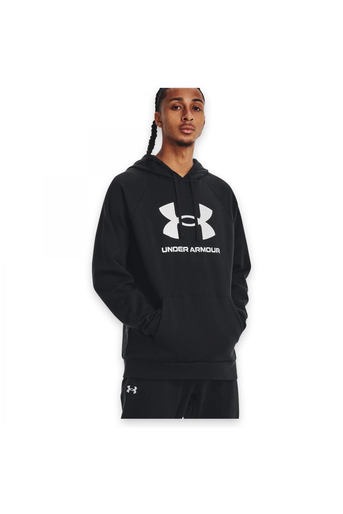 آندر آرمور سویشرت مردانه مشکی Rival Fleece مدل UA، کد ۱۳۷۹۷۵۸