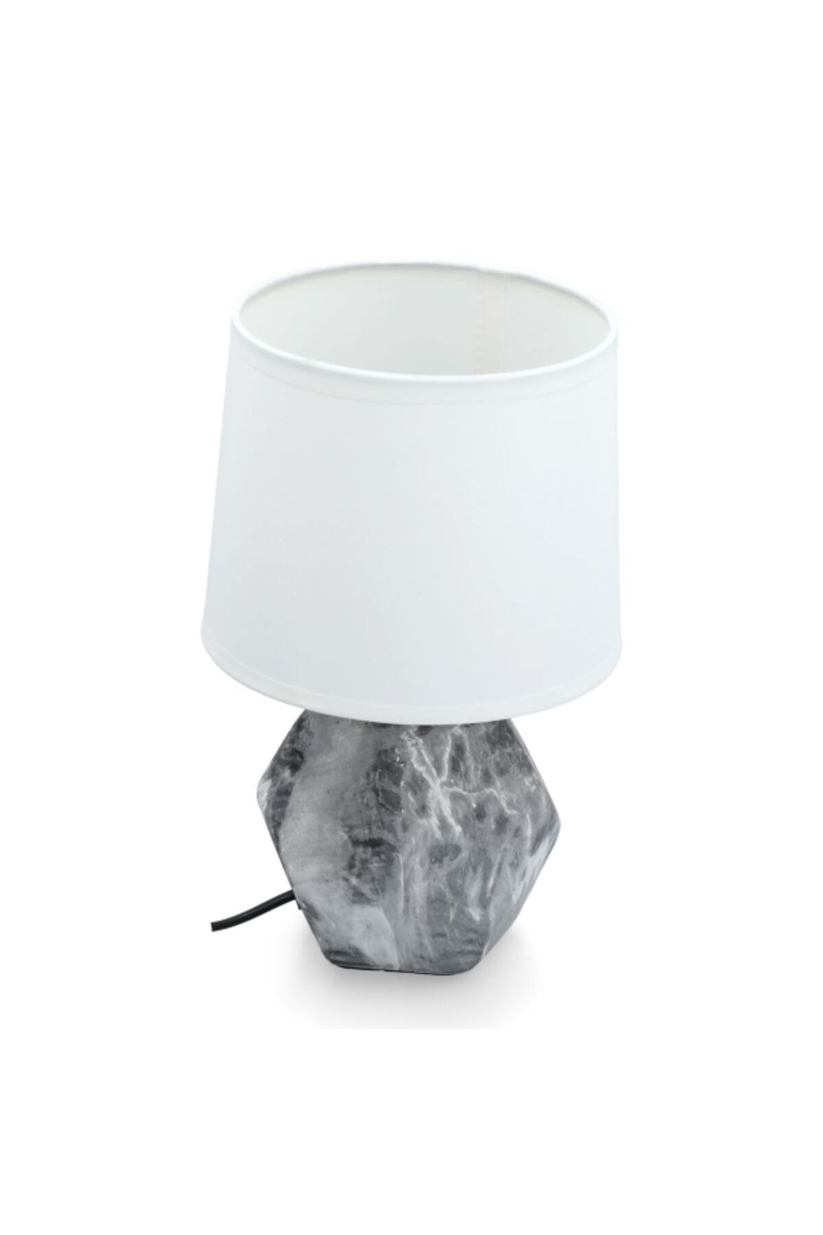 micasa-60W E27 Scratch-Resistant Single Bulb Illumination Ceramic Table Lamp 2